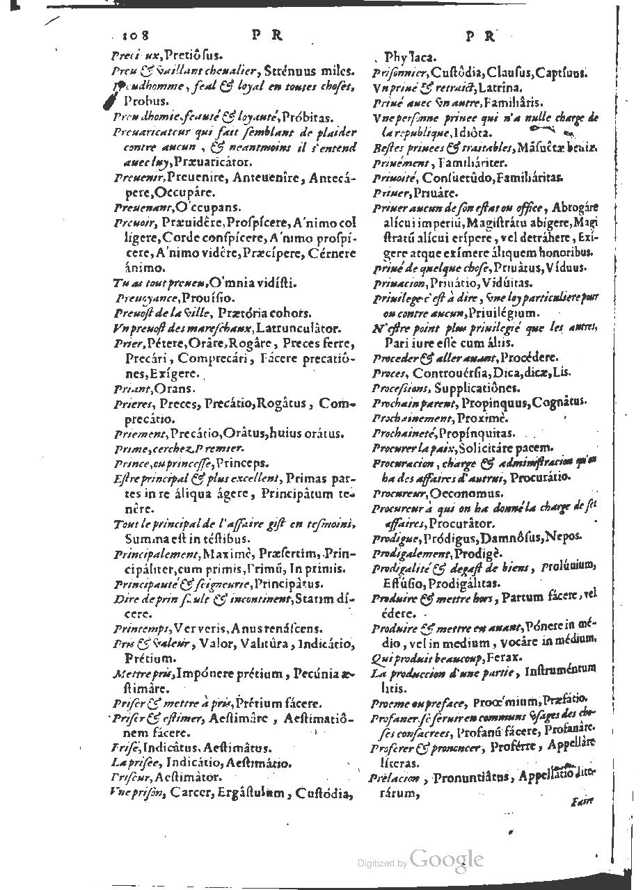1564 - Henri Hylaire et Louis Cloquemin - Trésor des mots et traits français - BSB Munich