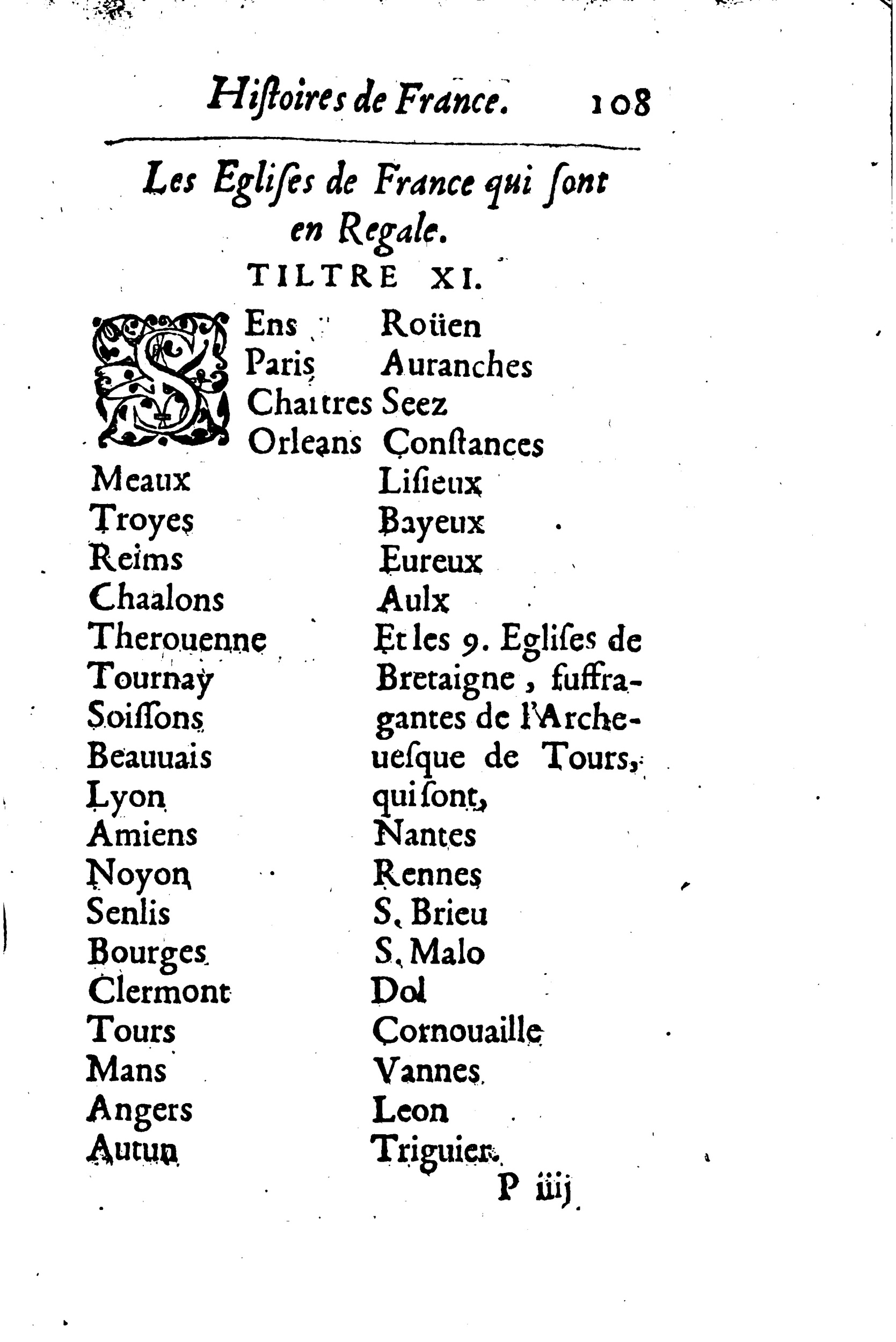 1633 - Jean Corrozet - Trésor des histoires de France - BM Lyon 1633 - Jean Corrozet - Trésor des histoires de France - BM Lyon