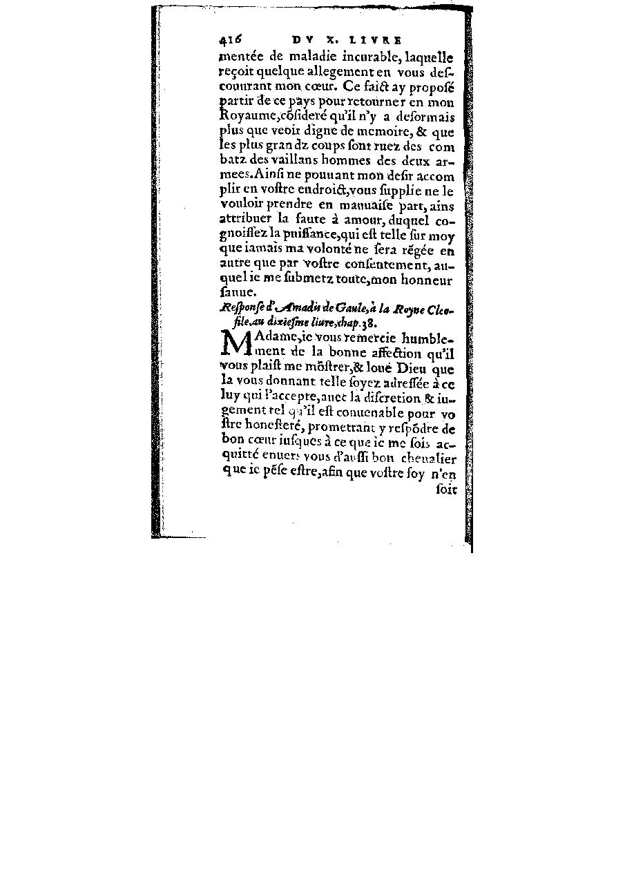 1572 - Veuve Gabriel Cotier - Trésor des Amadis - BM Lyon 1572 - Veuve Gabriel Cotier - Trésor des Amadis - BM Lyon