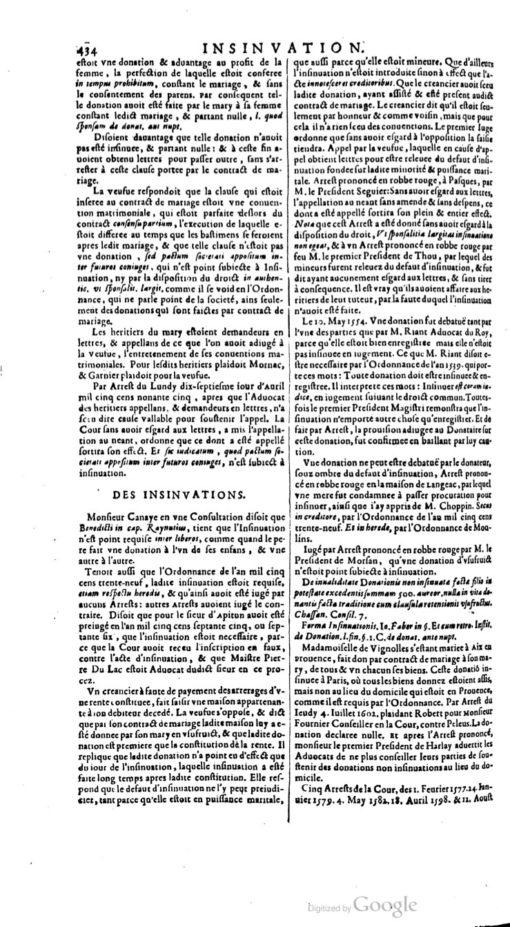 1629 - Veuve Nicolas Buon - Trésor du droit français (29620 T. 2) - BM Lyon