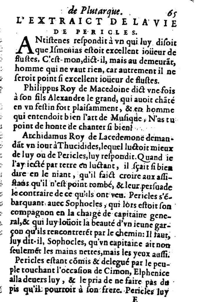 1611 - Pierre Rigaud - Trésor des vies de Plutarque - BM Lyon
