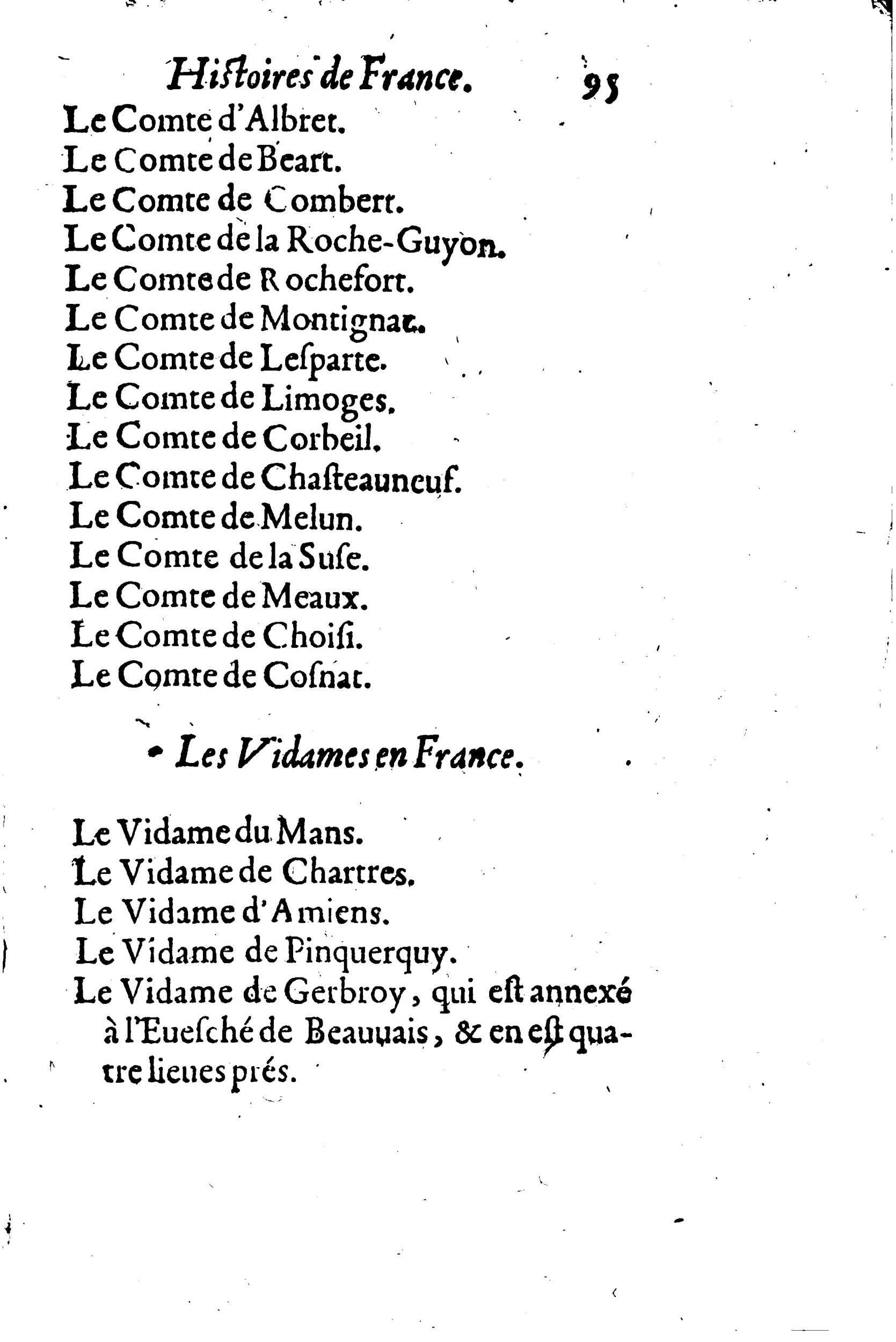 1633 - Jean Corrozet - Trésor des histoires de France - BM Lyon 1633 - Jean Corrozet - Trésor des histoires de France - BM Lyon