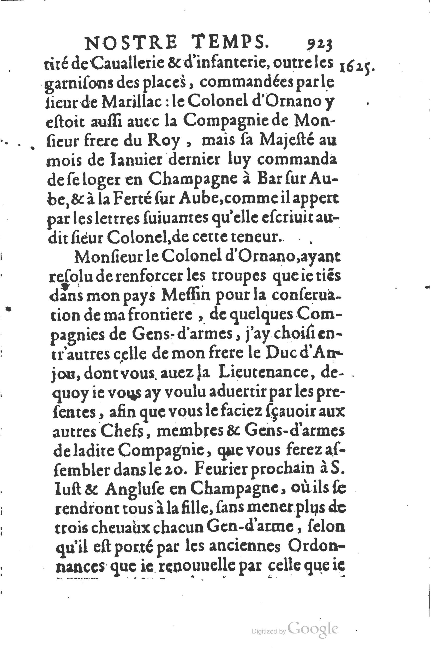 1626 - Joseph Bouillerot - Trésor de l’histoire générale de notre temps - BSB Munich