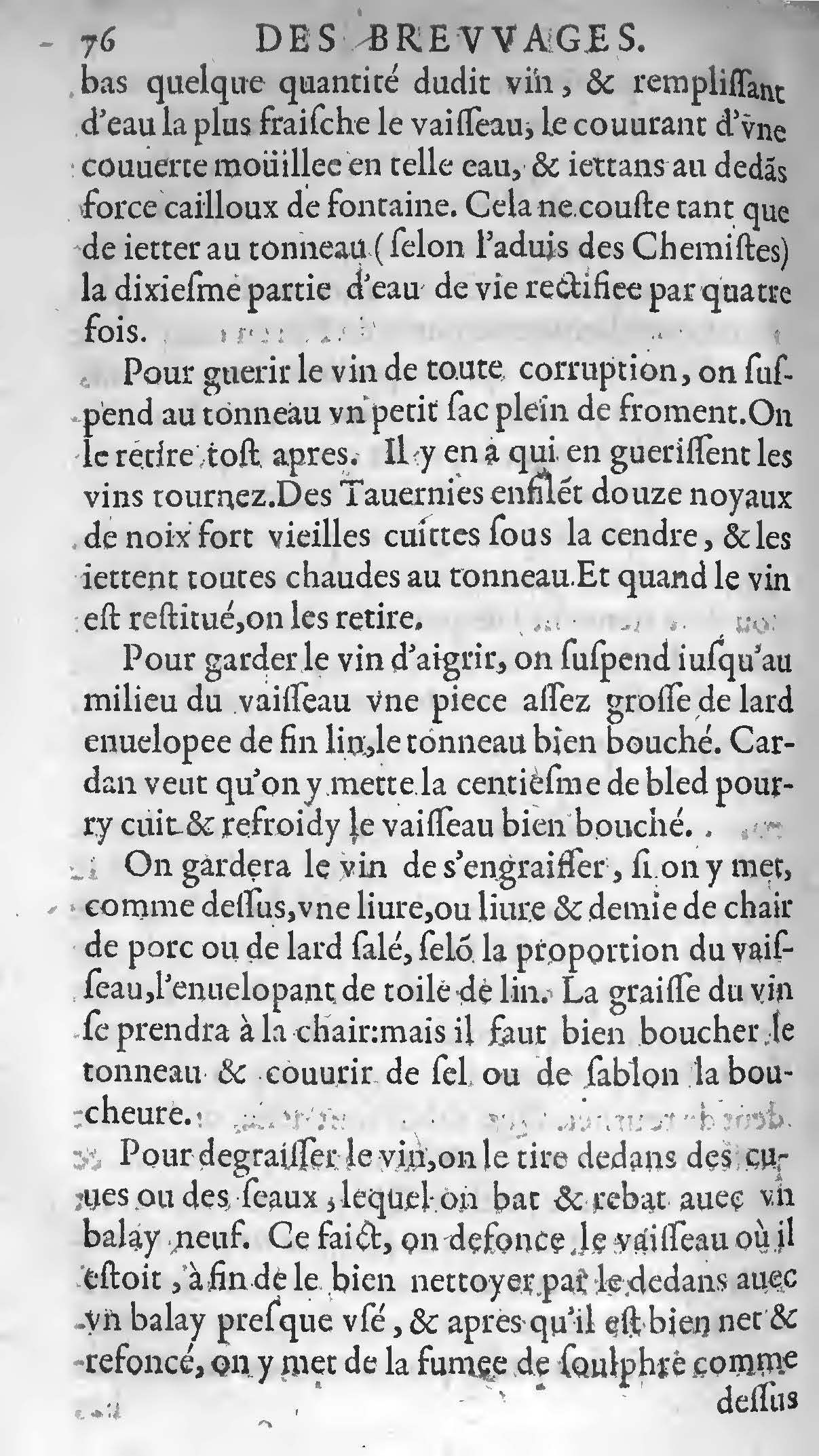 1607 - Étienne Servain et Jean Antoine Huguetan - Trésor de santé ou ménage de la vie humaine - BIU Santé
