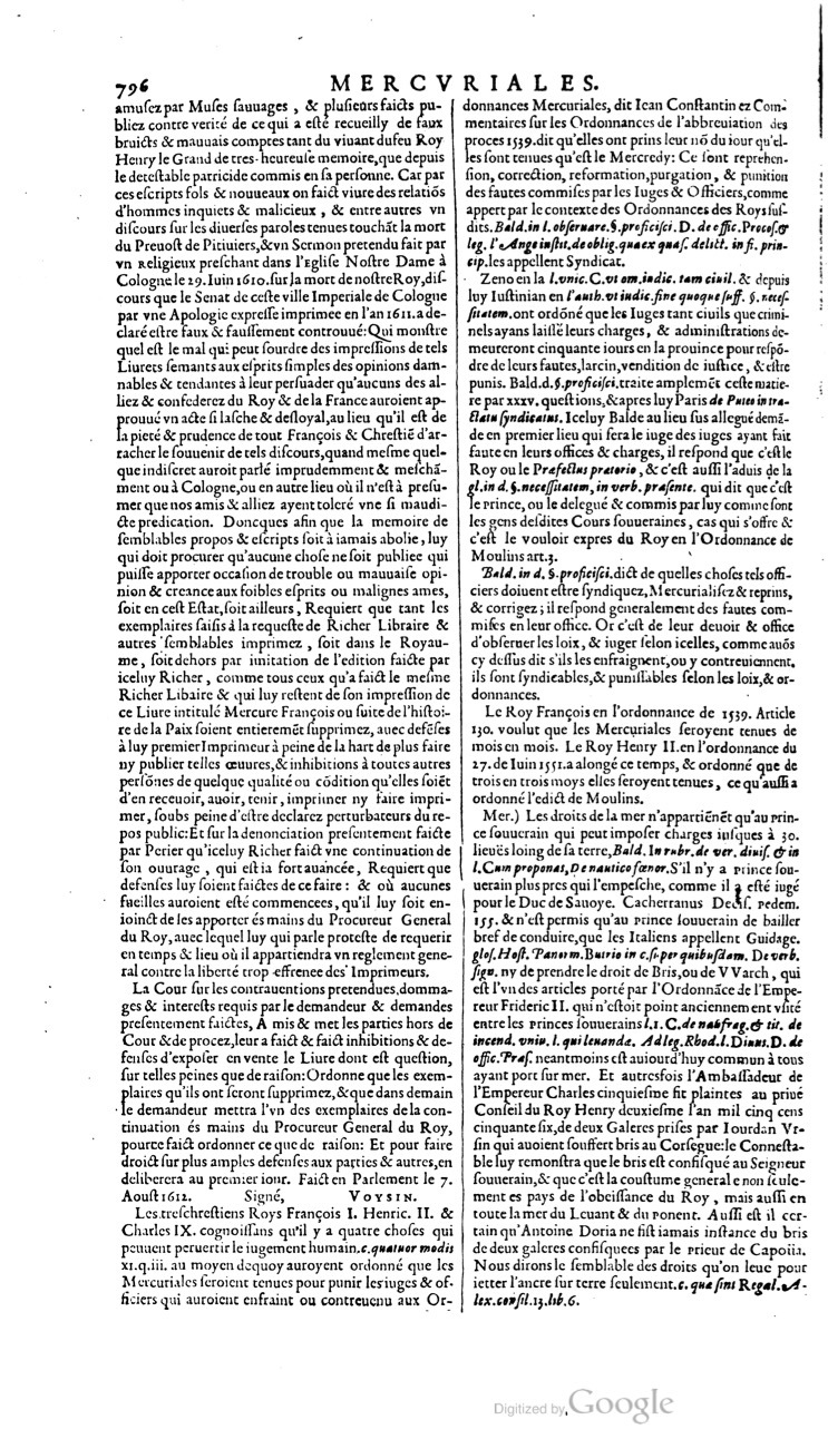 1629 - Veuve Nicolas Buon - Trésor du droit français (21754 T. 2) - BM Lyon