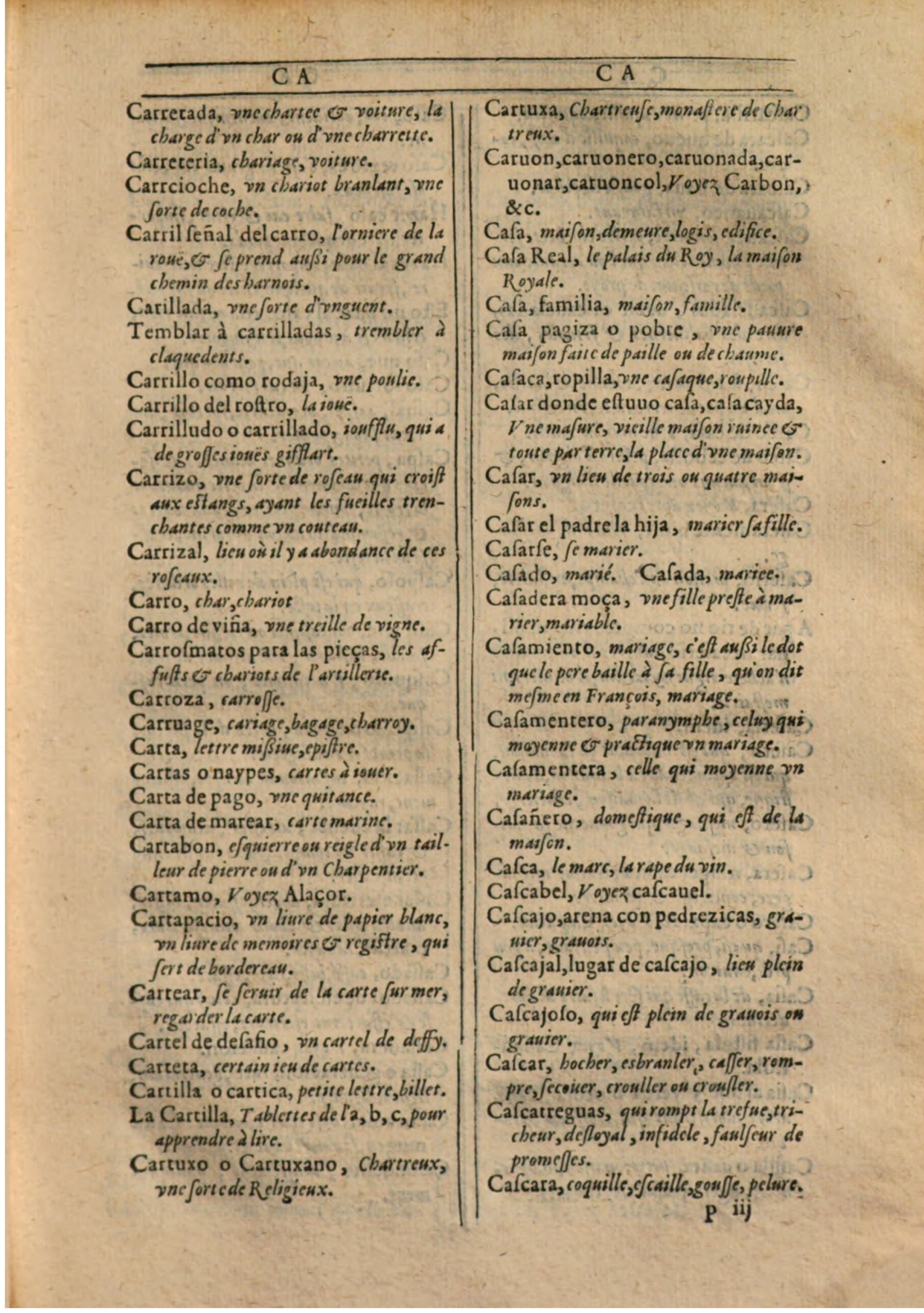 1607 - Marc Orry - Trésor des deux langues espagnole et française (Première partie) - BSB Munich 1607 - Marc Orry - Trésor des deux langues espagnole et française (Première partie) - BSB Munich