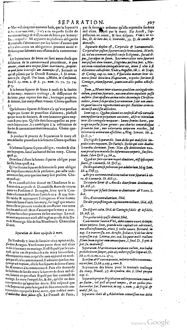 1629 - Veuve Nicolas Buon - Trésor du droit français (21754 T. 3) - BM Lyon