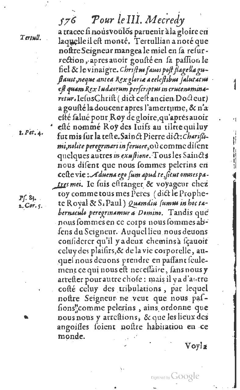 1607 - Nicolas Du Fossé - Trésor quadragésimal - T 01 - BM Lyon