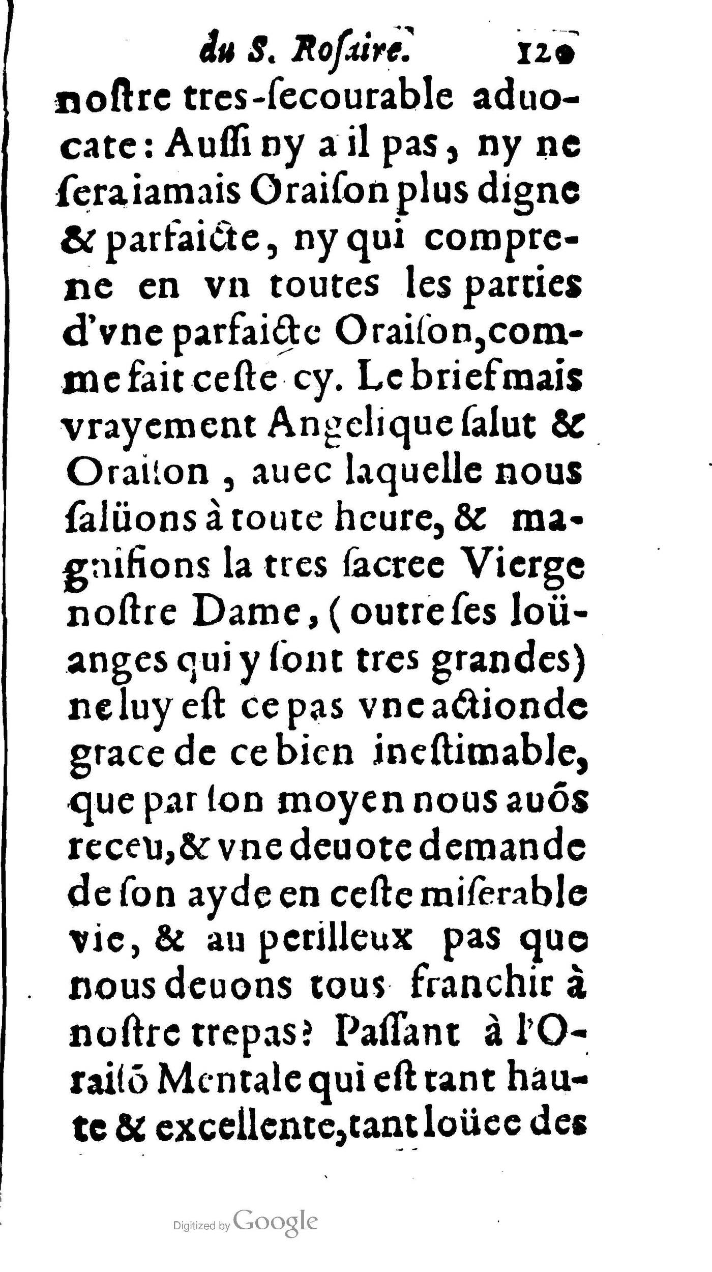 1604 - Jean Le Bouc - Trésor des indulgences du Saint Rosaire - BM Lyon 1604 - Jean Le Bouc - Trésor des indulgences du Saint Rosaire - BM Lyon