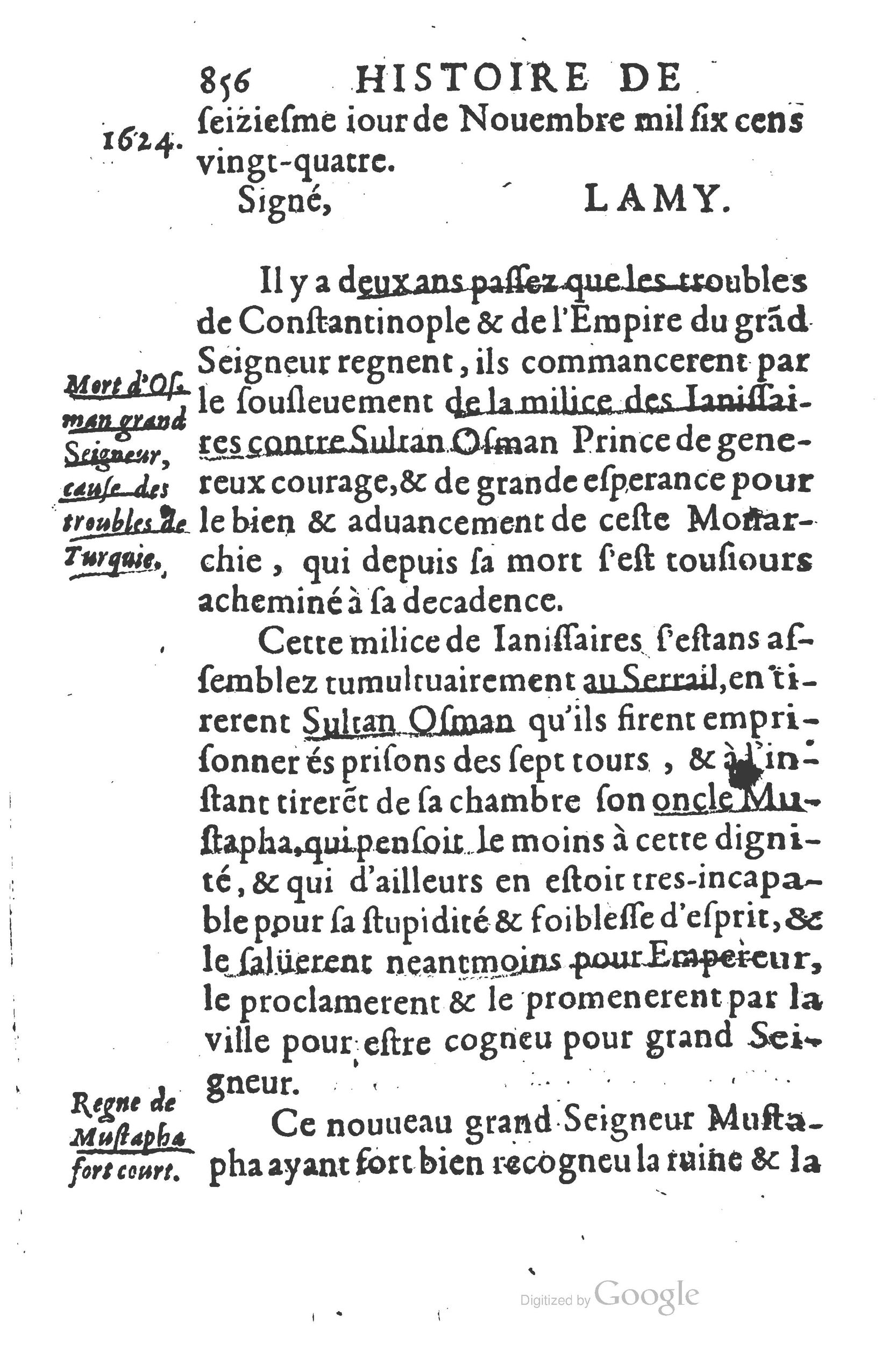 1626 - Joseph Bouillerot - Trésor de l’histoire générale de notre temps - BSB Munich