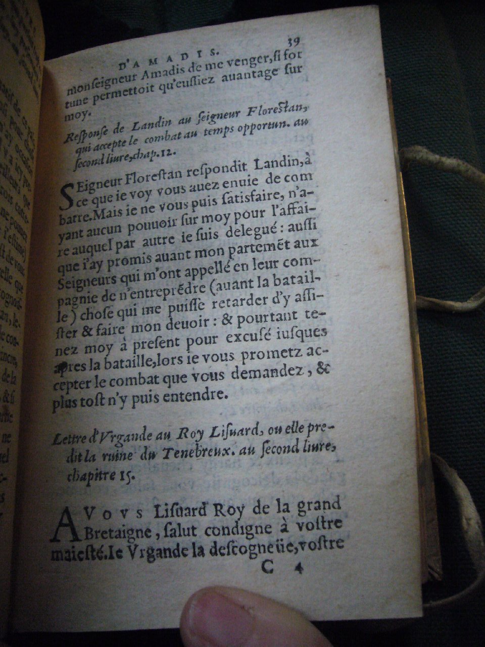 1567 - Jean Pygot - Trésor des Amadis - BnF Arsenal