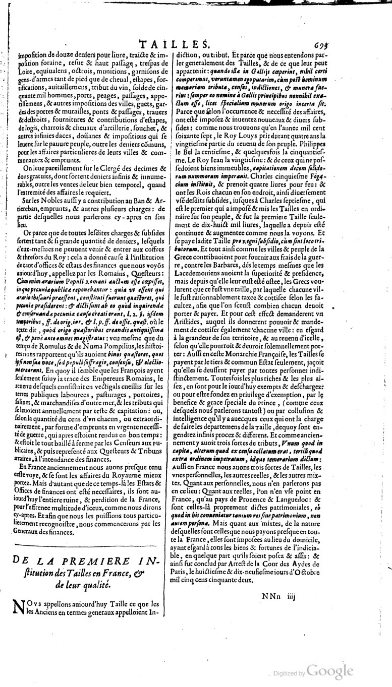 1629 - Veuve Nicolas Buon - Trésor du droit français (21754 T. 3) - BM Lyon