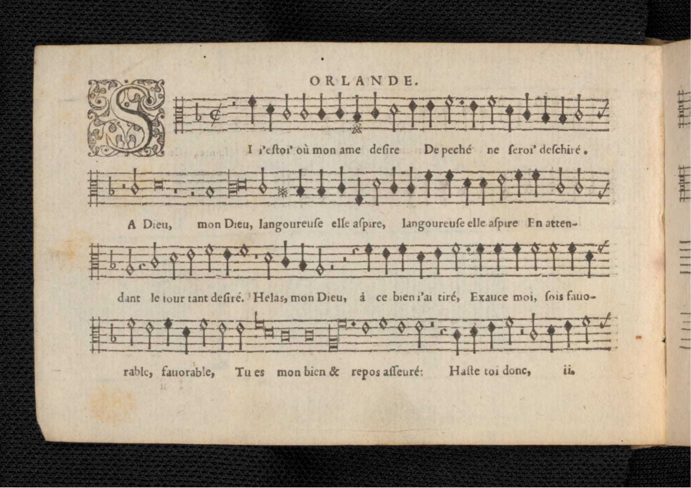 1576 - [Pierre de Saint-André] - Trésor de musique d’Orlande de Lassus Tenor - KBR Bruxelles