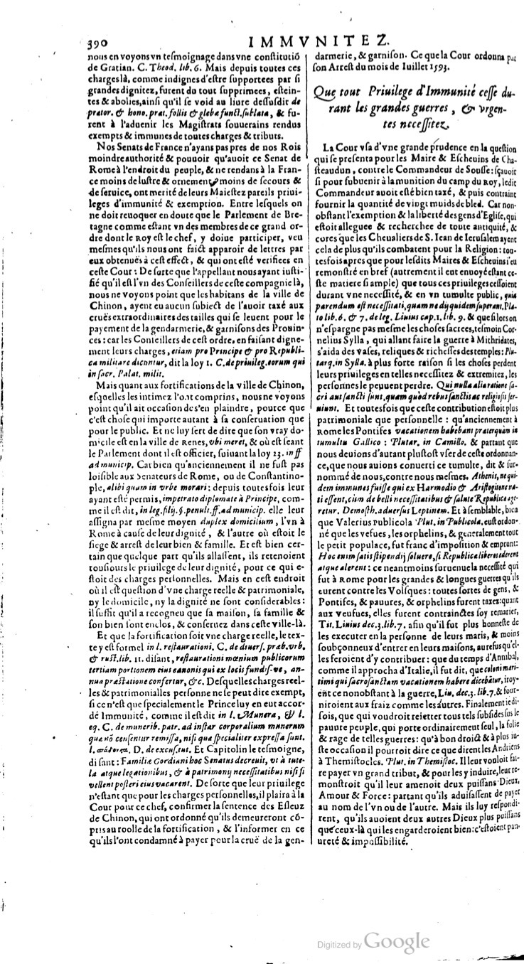 1629 - Veuve Nicolas Buon - Trésor du droit français (29620 T. 2) - BM Lyon
