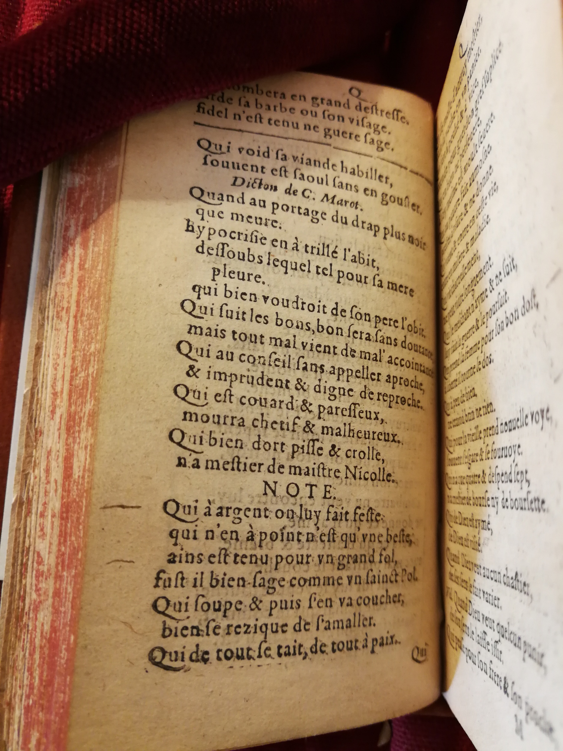 1582 - Nicolas Bonfons - Trésor de sentences dorées - Bibliothèque Sainte-Geneviève 1582 - Nicolas Bonfons - Trésor de sentences dorées - Bibliothèque Sainte-Geneviève
