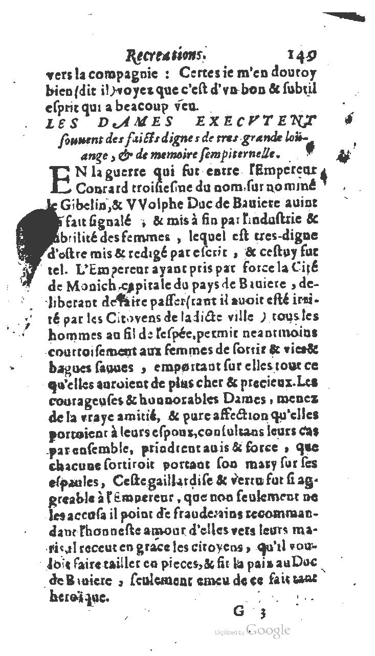 1611 - Jean Osmont - Trésor des récréations - BSB Munich