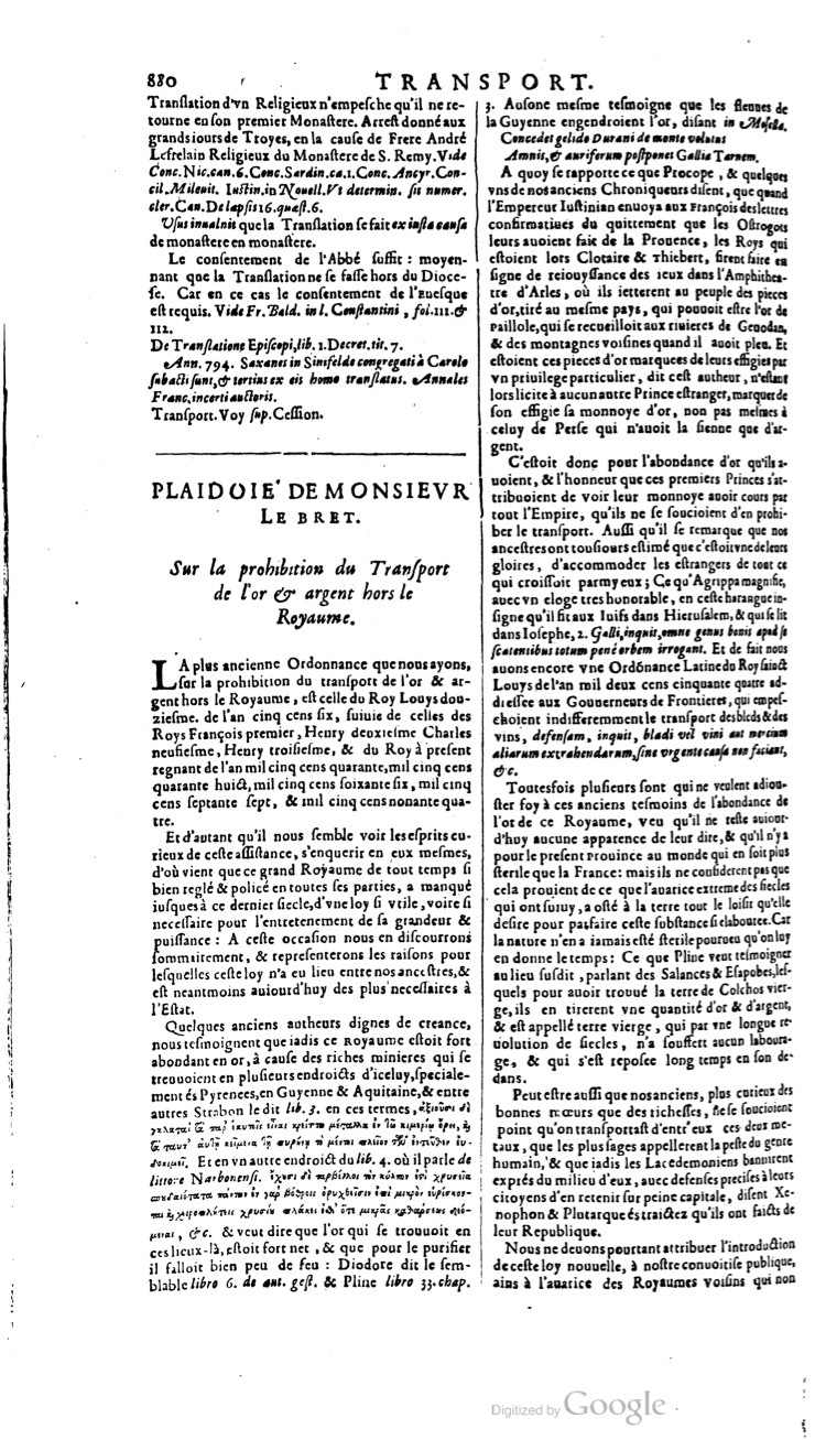 1629 - Veuve Nicolas Buon - Trésor du droit français (21754 T. 3) - BM Lyon