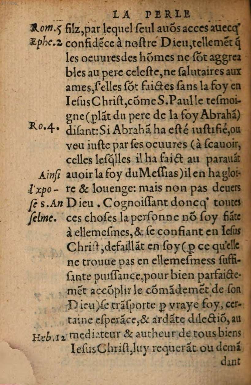 1548 - René Avril et Vivant Gaulterot - Perle précieuse évangélique et Trésor divin - BSB Munich