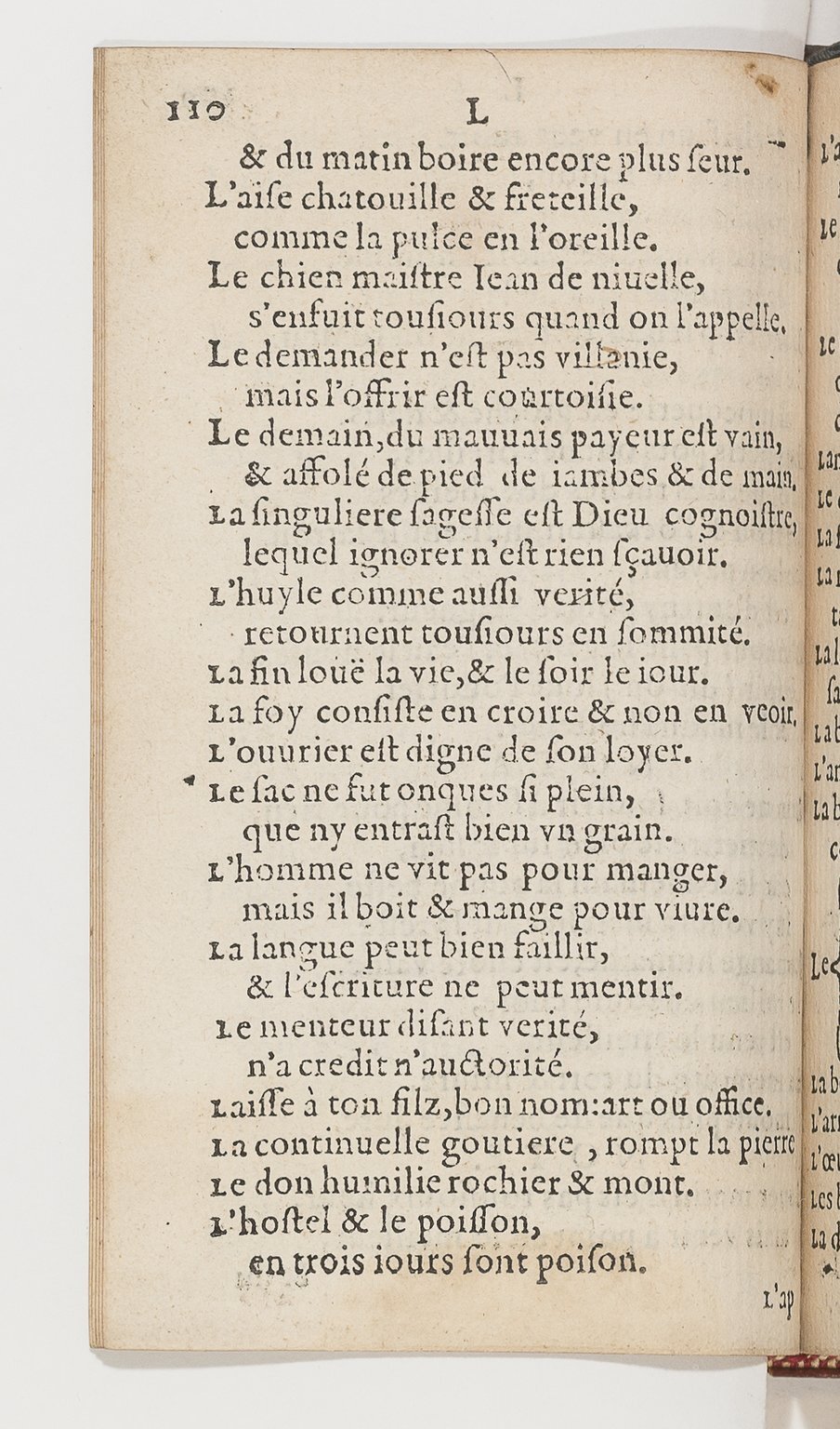 1577 - Jean d’Ogerolles - Trésor de sentences dorées - BnF Arsenal
