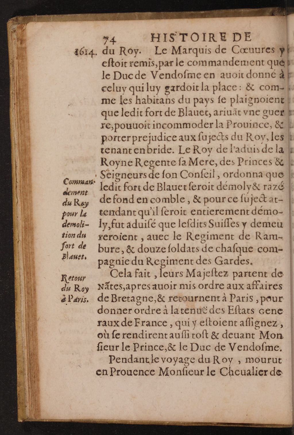 1626 - Joseph Bouillerot - Trésor de l’histoire générale de notre temps - BnF Arsenal