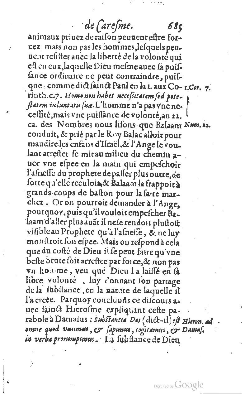 1607 - Nicolas Du Fossé - Trésor quadragésimal - T 01 - BM Lyon