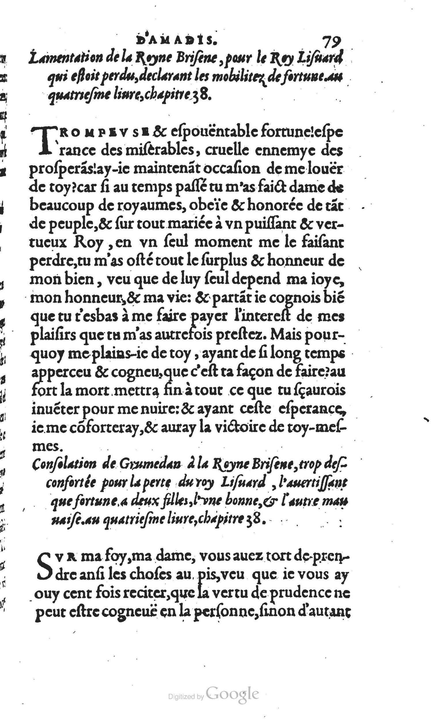 1560 - Vincent Sertenas et Gilles Robinot - Trésor des Amadis - British Library