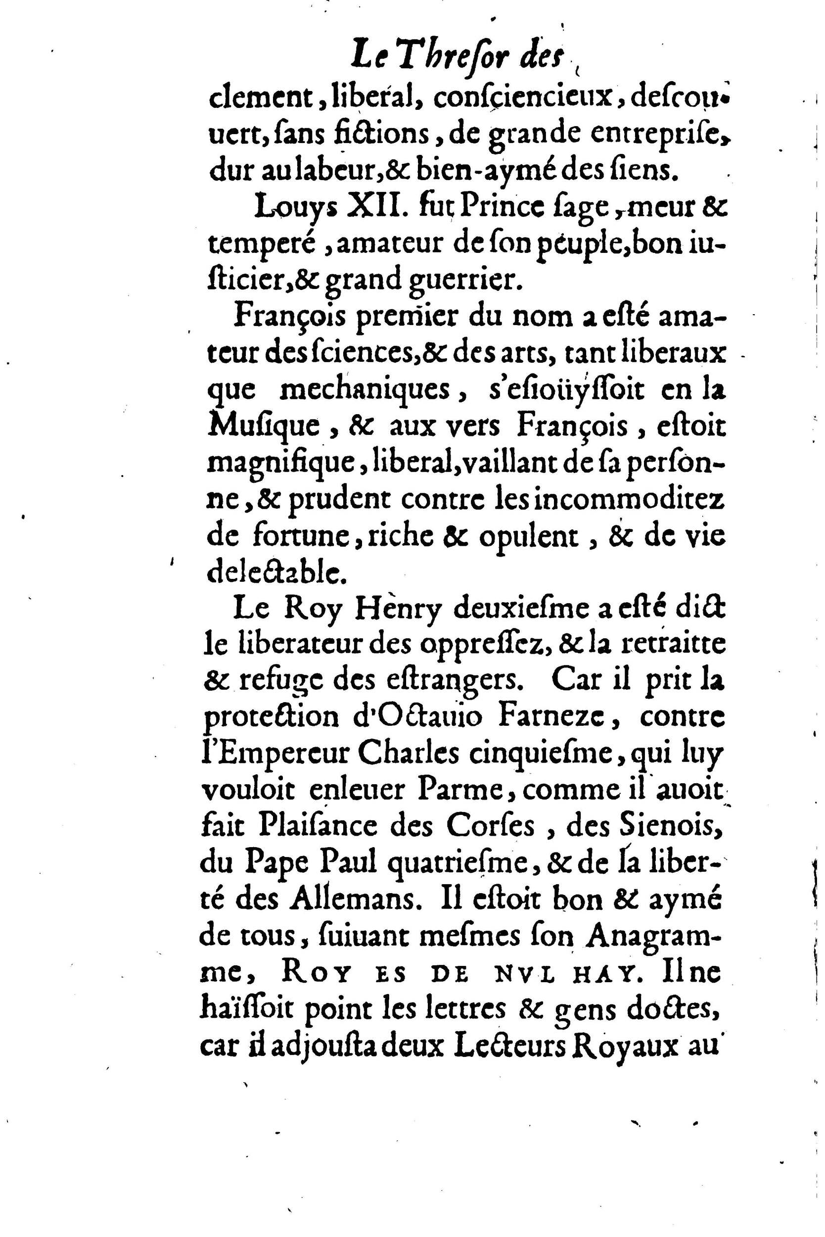 1633 - Jean Corrozet - Trésor des histoires de France - BM Lyon 1633 - Jean Corrozet - Trésor des histoires de France - BM Lyon