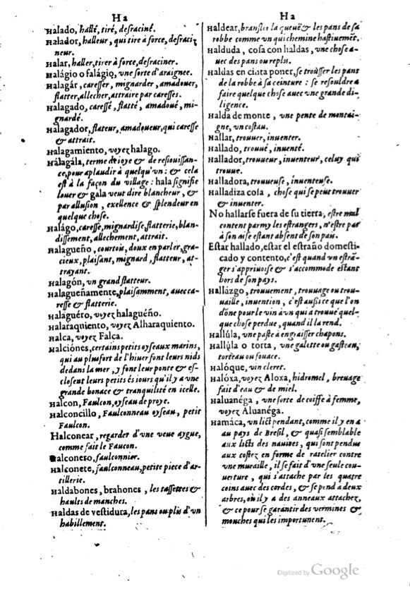 1621 - Adrian Tiffaine - Trésor des deux langues espagnole et française - BM Lyon