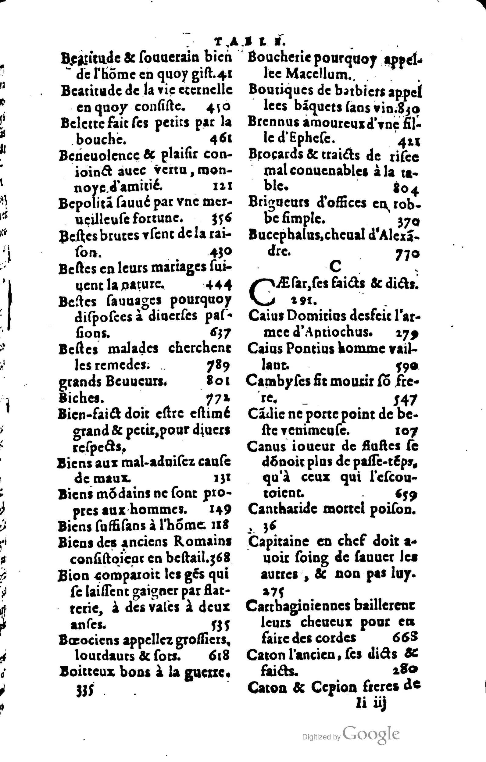 1578 - Jean Poupy - Trésor des morales de Plutarque - BSB Munich