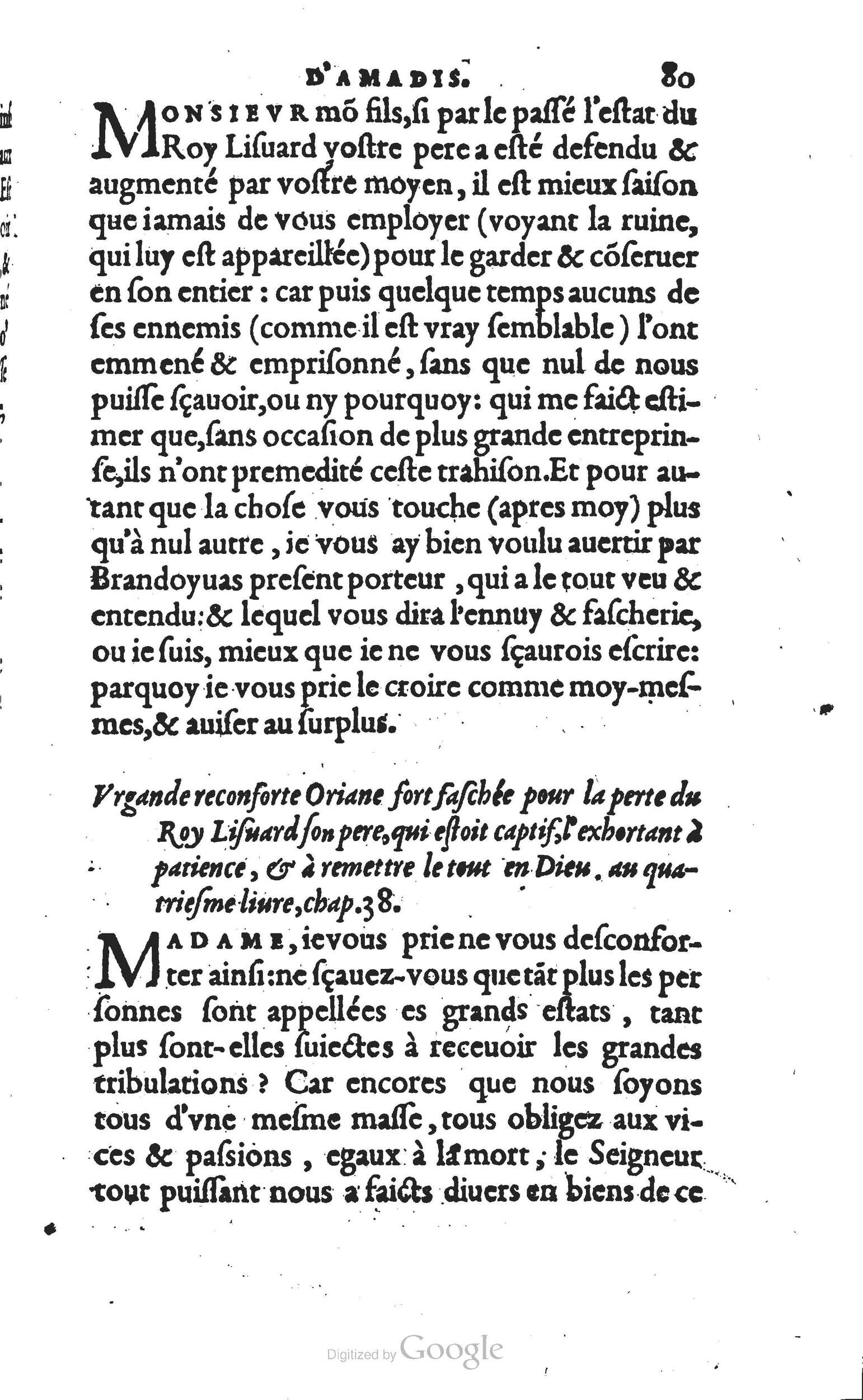 1560 - Vincent Sertenas et Gilles Robinot - Trésor des Amadis - British Library