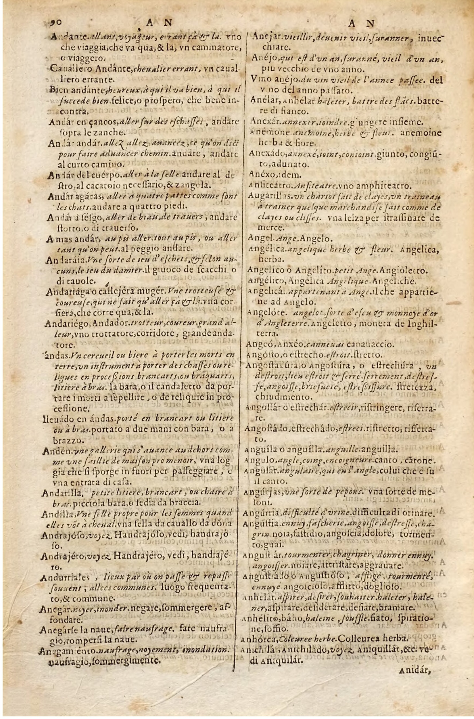 1627 - Jacques Crespin - Trésor des trois langues - Regensburg
