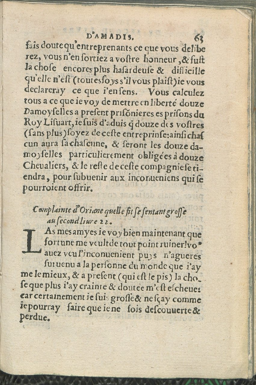 1559 - Pierre Regnard - Trésor des Amadis - Det KLG Copenhague