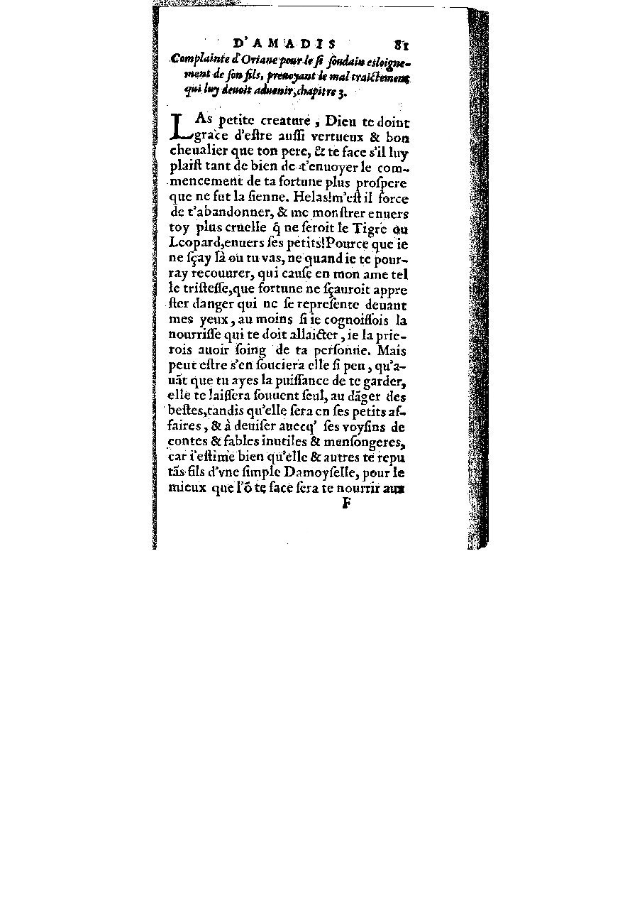 1572 - Veuve Gabriel Cotier - Trésor des Amadis - BM Lyon 1572 - Veuve Gabriel Cotier - Trésor des Amadis - BM Lyon