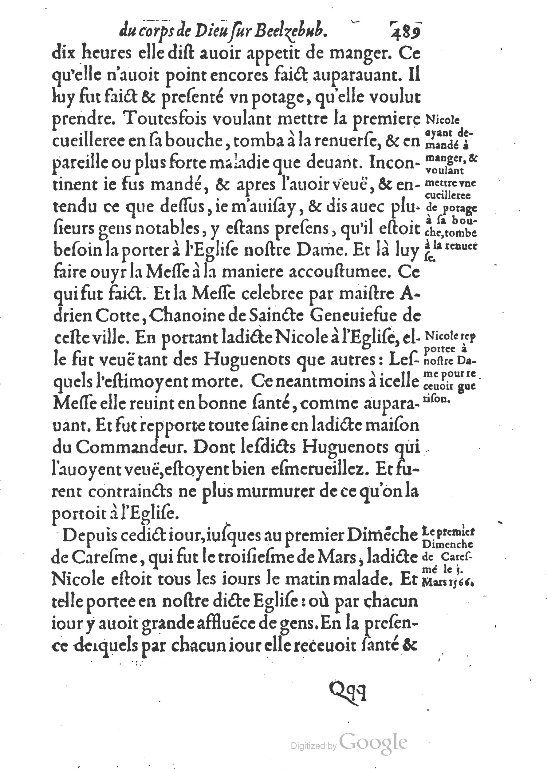 1578 - Nicolas Chesneau - Trésor et entière histoire de la triomphante victoire du corps de Dieu sur l’esprit malin - British Library 1578 - Nicolas Chesneau - Trésor et entière histoire de la triomphante victoire du corps de Dieu sur l’esprit malin - British Library