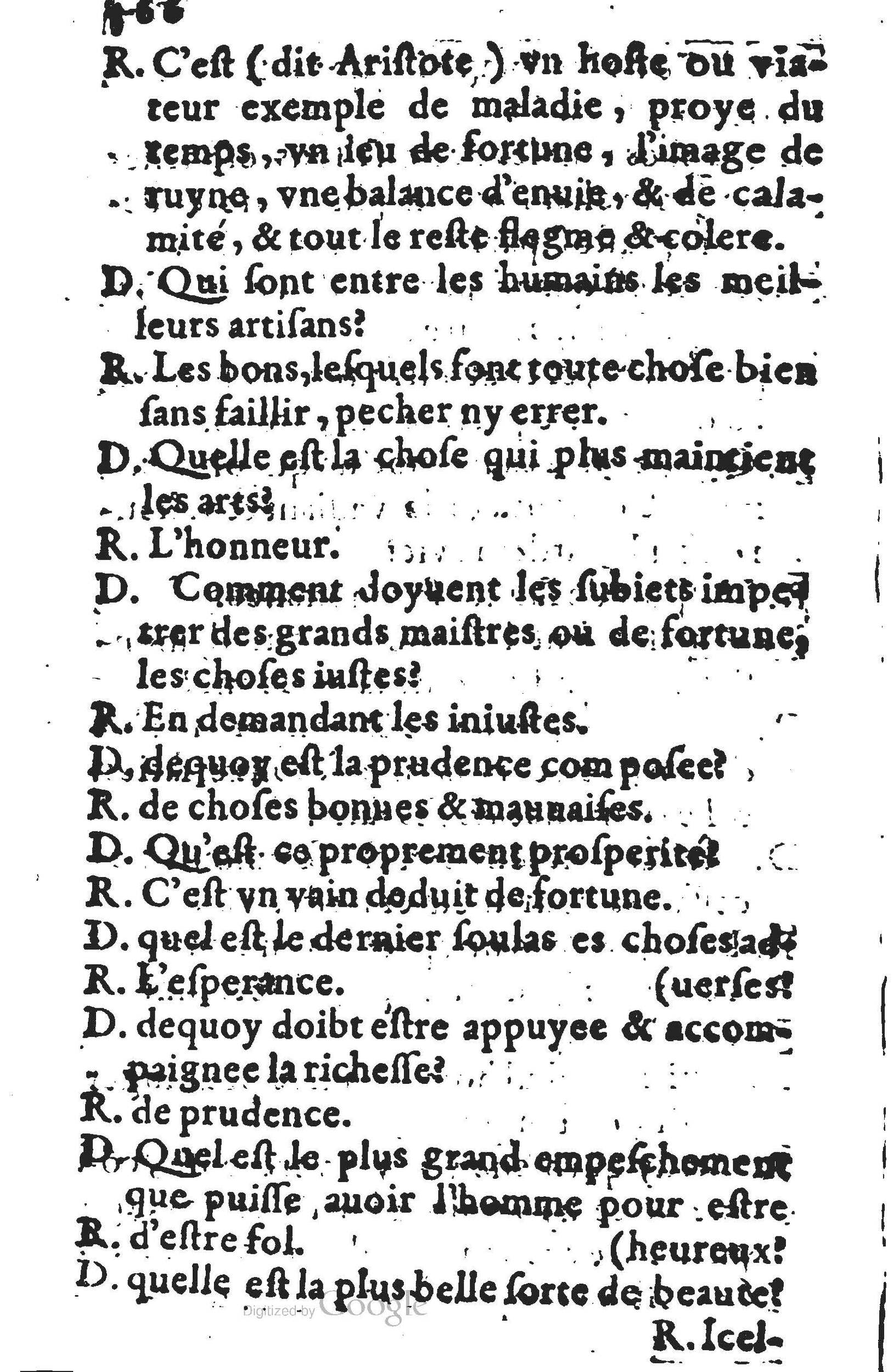 1578 - Nicolas Lescuyer - Trésor des sentences dorées - UGent