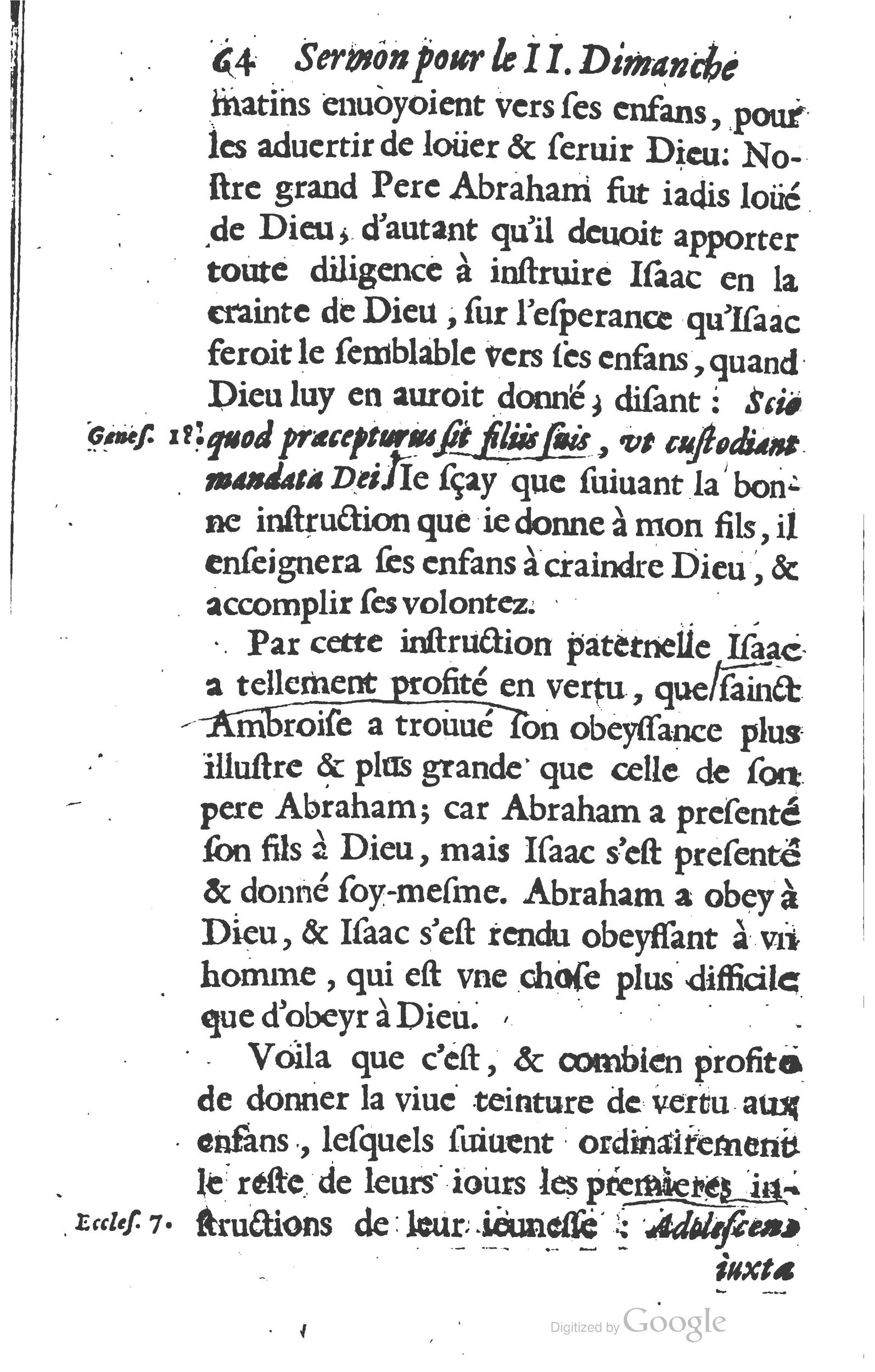 1629 - Manassés de Préaulx - Sermons ou Trésors de la piété chrétienne - BM Lyon