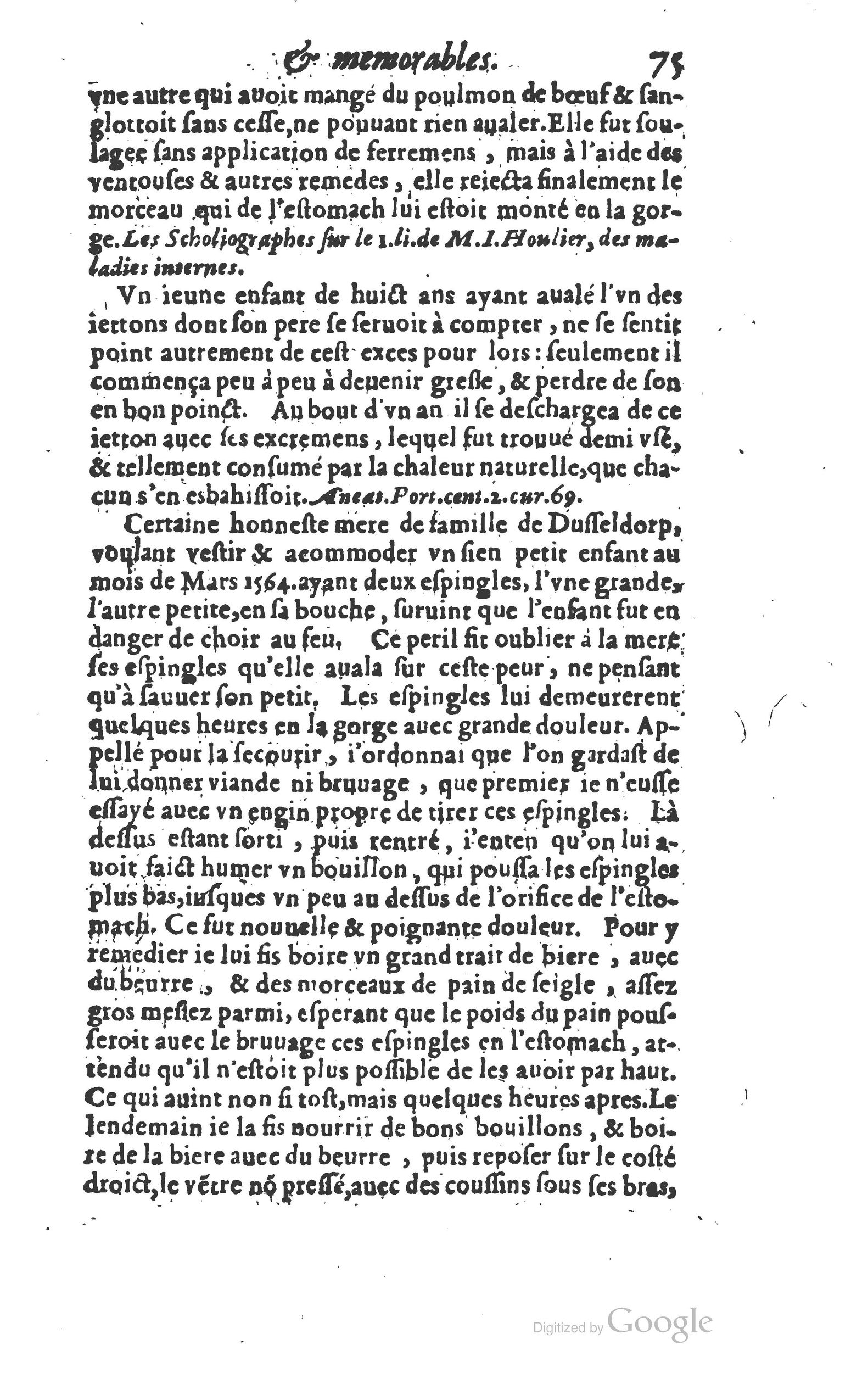 1610 - Paul Marceau - Trésor d’histoires admirables et mémorables - Princeton