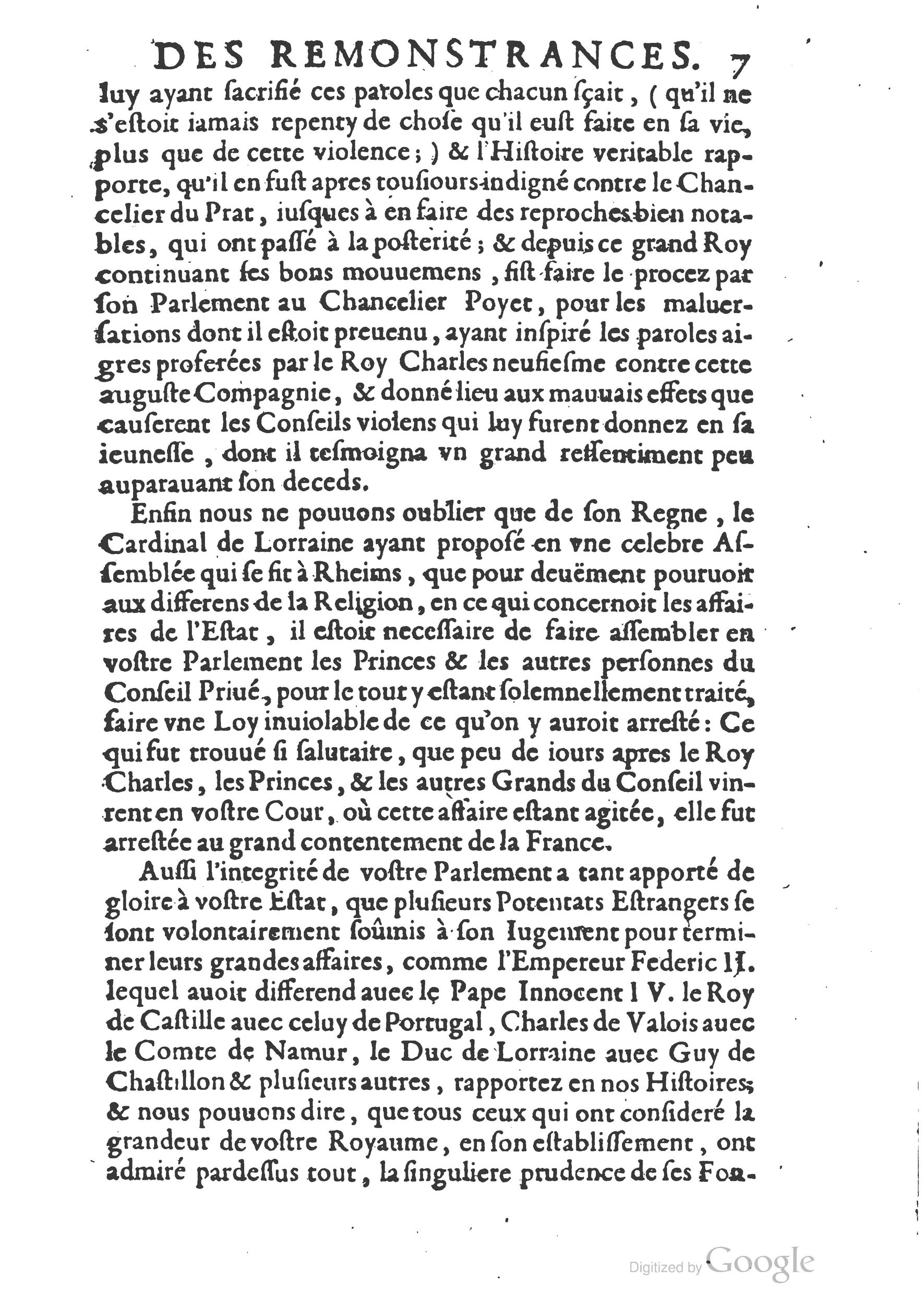 1654 - Michel Bobin - Trésor des harangues, remontrances et oraisons funèbres - BM Lyon
