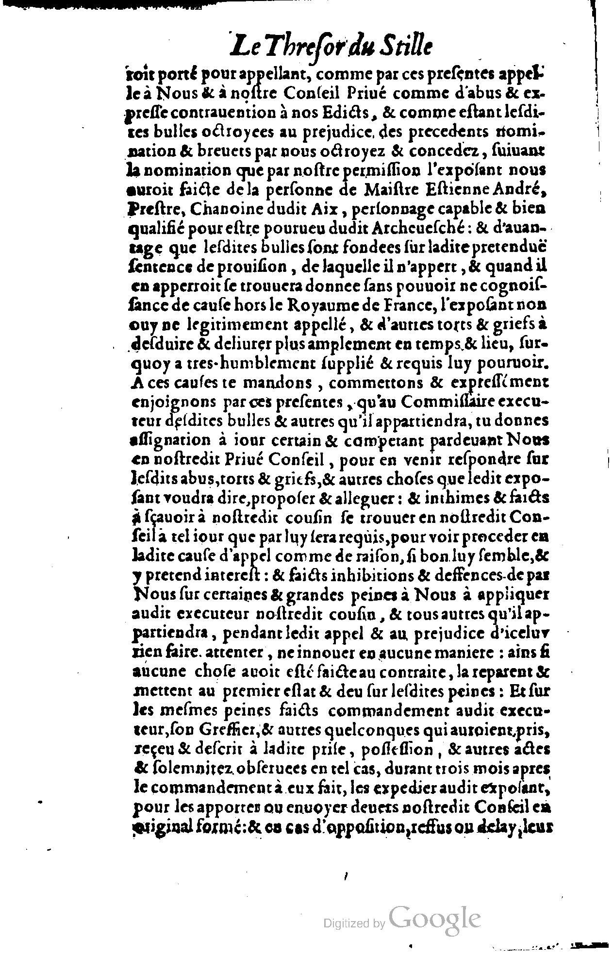 1614 - Jean Richer - Trésor du nouveau style et protocole de la chancellerie de France - BSB Munich