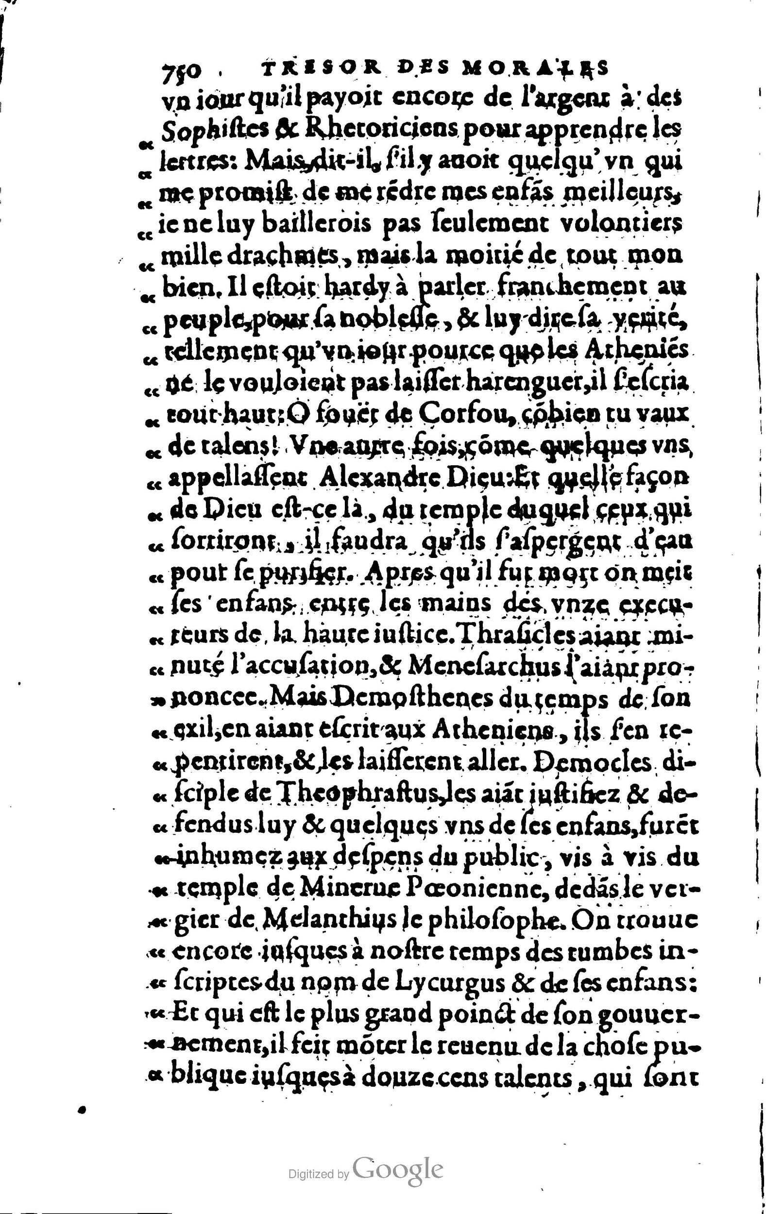 1578 - Jean Poupy - Trésor des morales de Plutarque - BSB Munich
