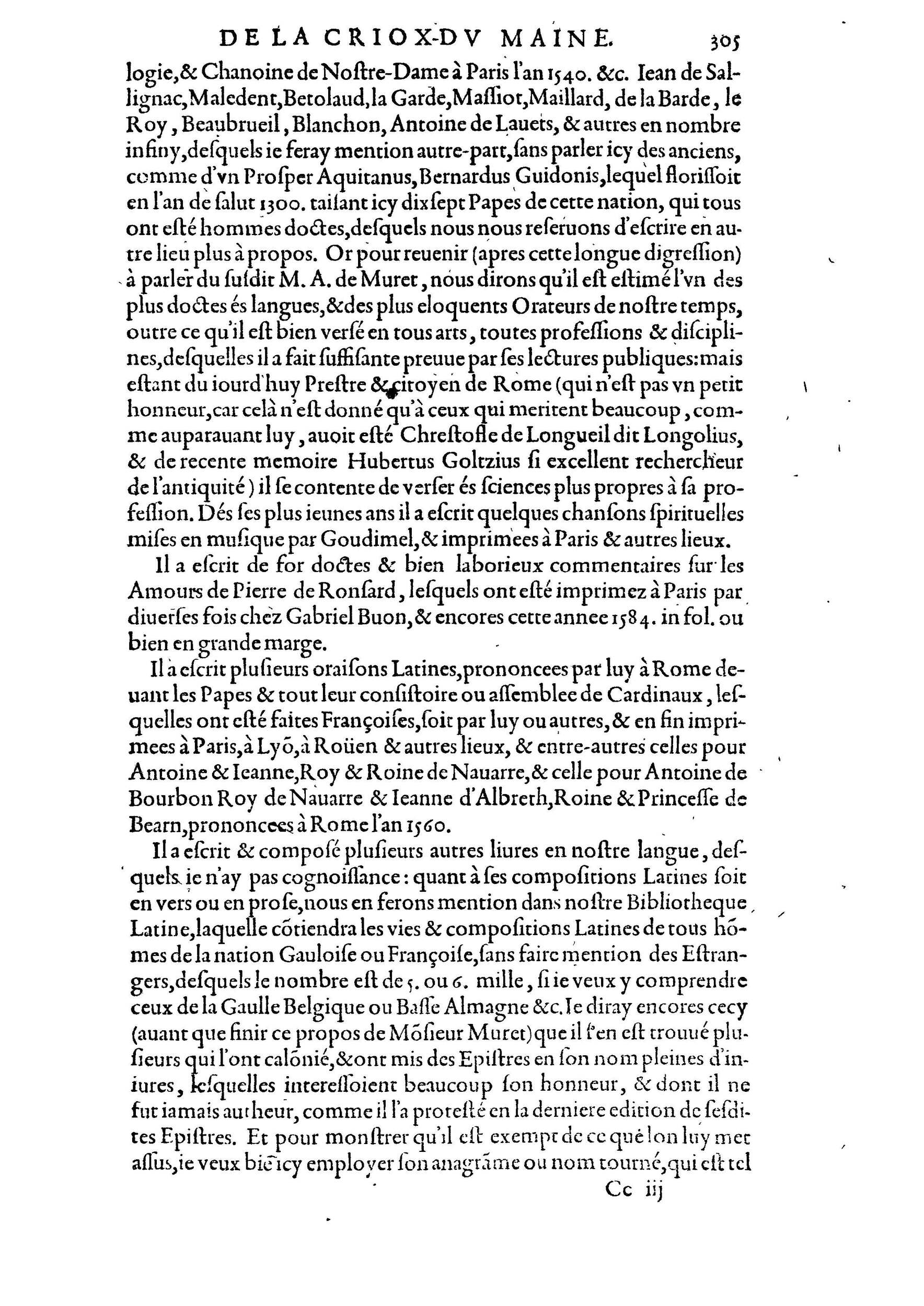 1584 - Abel L&#039;Angelier - Bibliothèques françaises - BnF