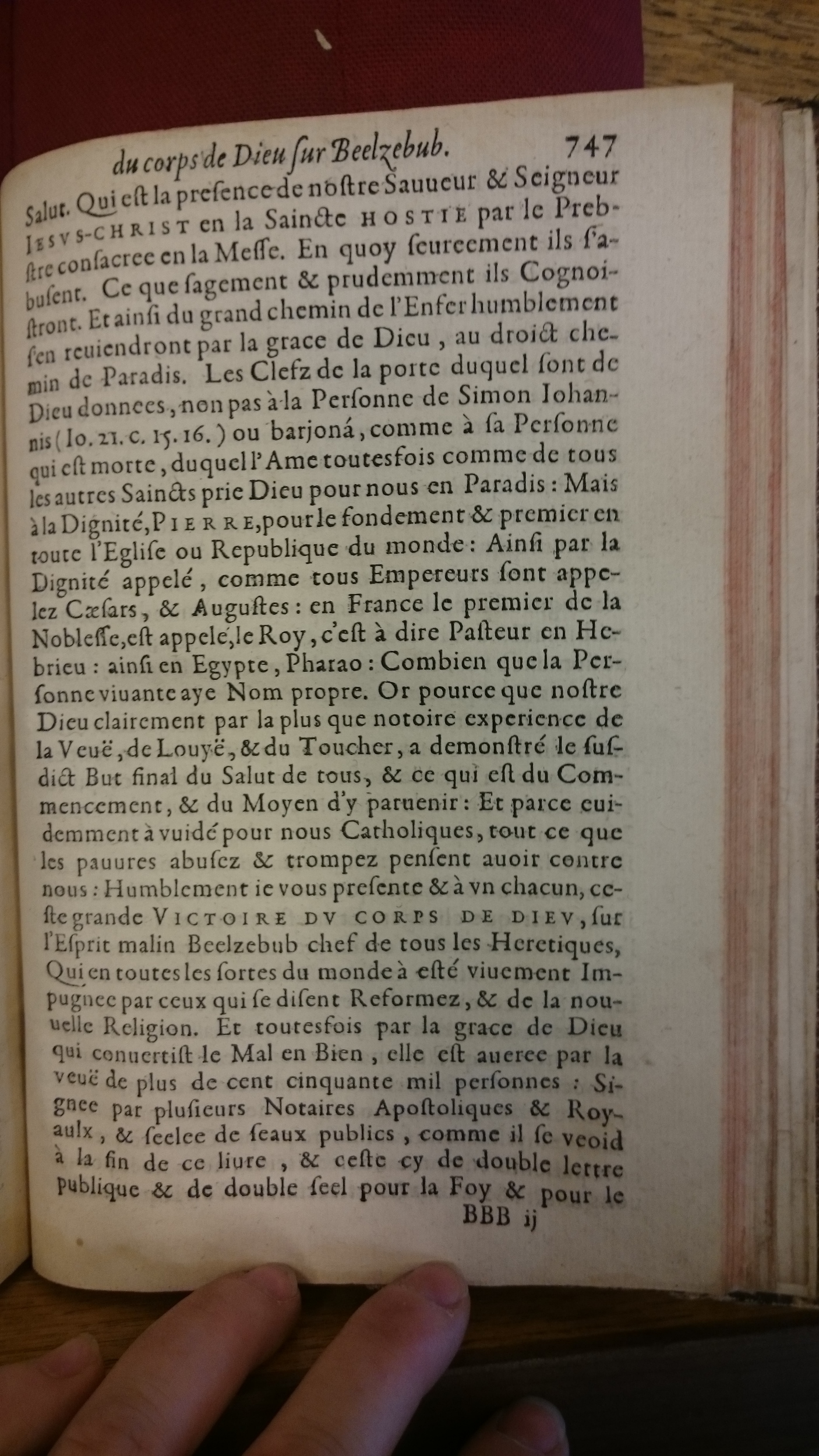 1578 - Nicolas Chesneau - Trésor et entière histoire de la triomphante victoire du corps de Dieu sur l’esprit malin - BM Lyon 1578 - Nicolas Chesneau - Trésor et entière histoire de la triomphante victoire du corps de Dieu sur l’esprit malin - BM Lyon