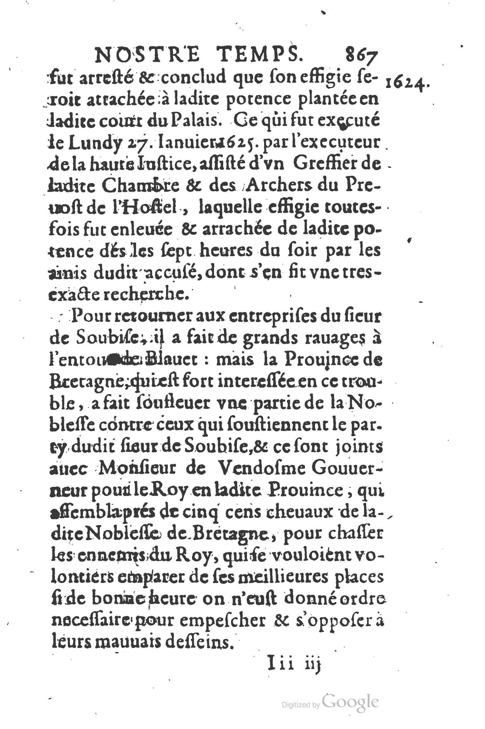 1626 - Joseph Bouillerot - Trésor de l’histoire générale de notre temps - BSB Munich