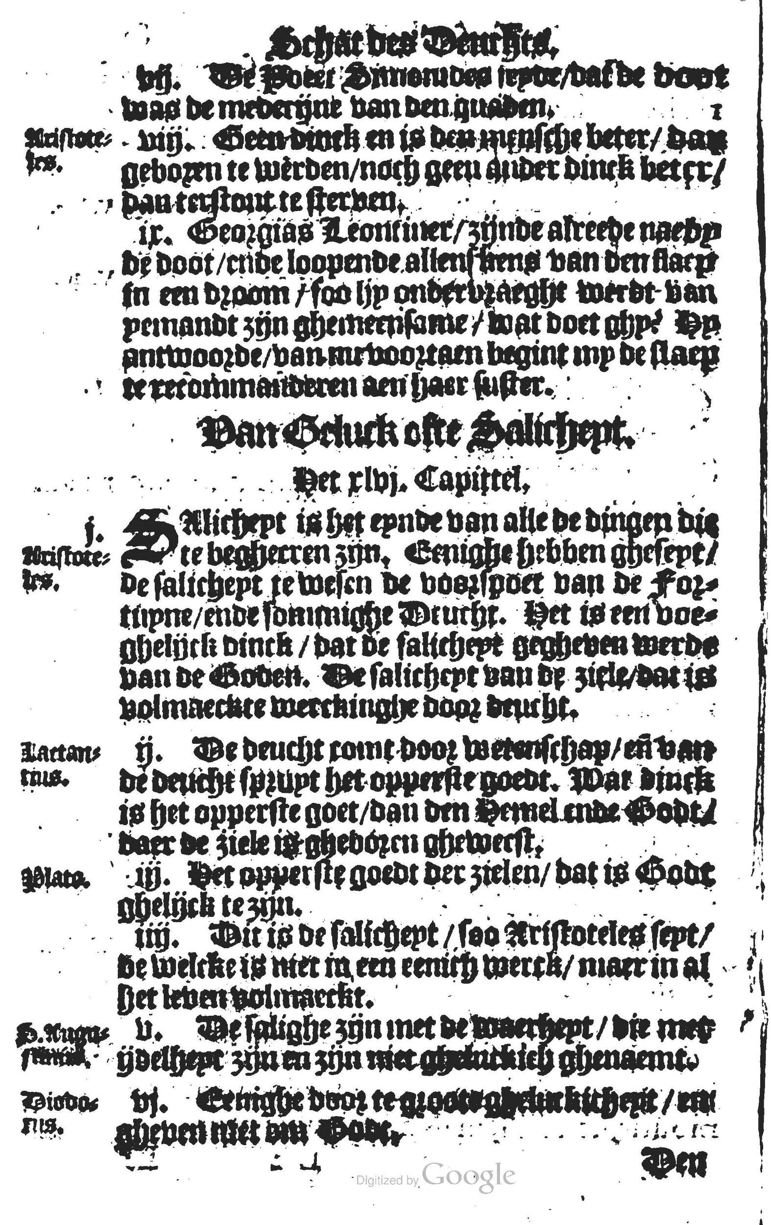 1594 - Cornelis Claesz - Trésor de vertu - BU Leiden 1594 - Cornelis Claesz - Trésor de vertu - BU Leiden