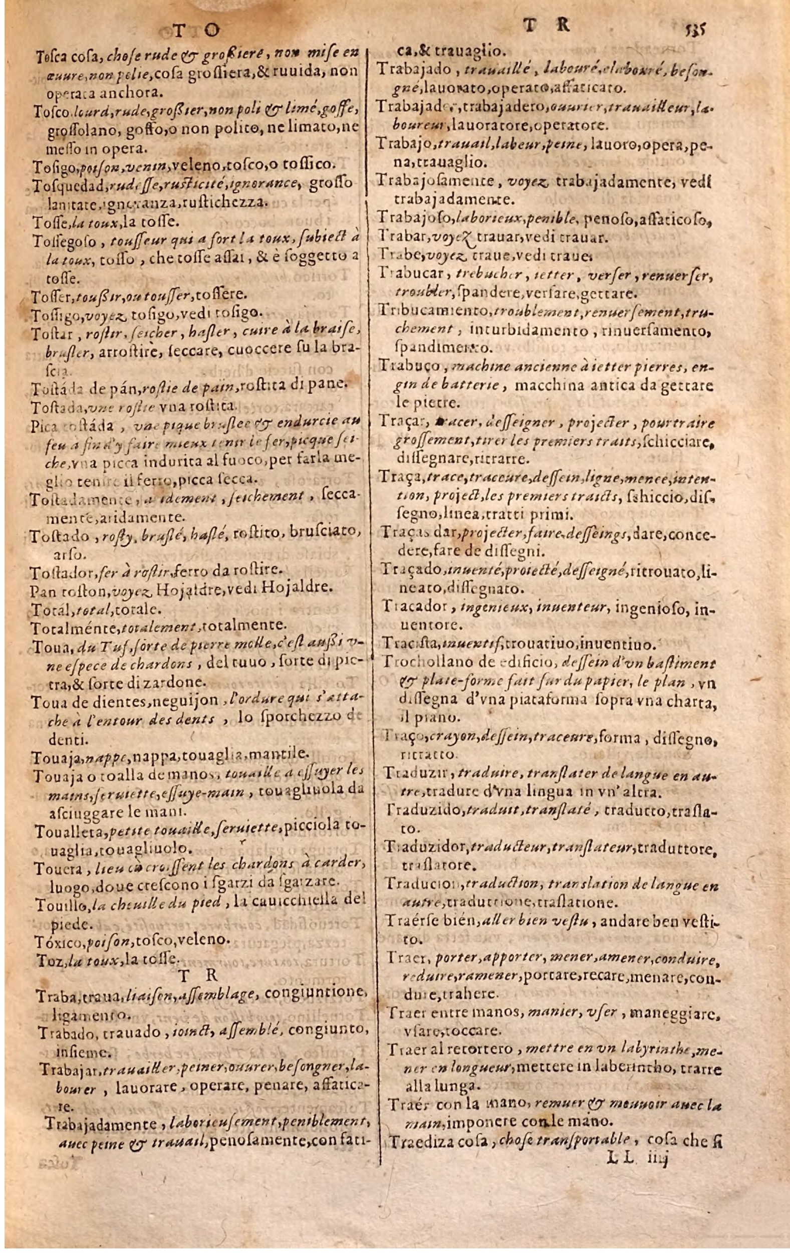 1627 - Jacques Crespin - Trésor des trois langues - Regensburg