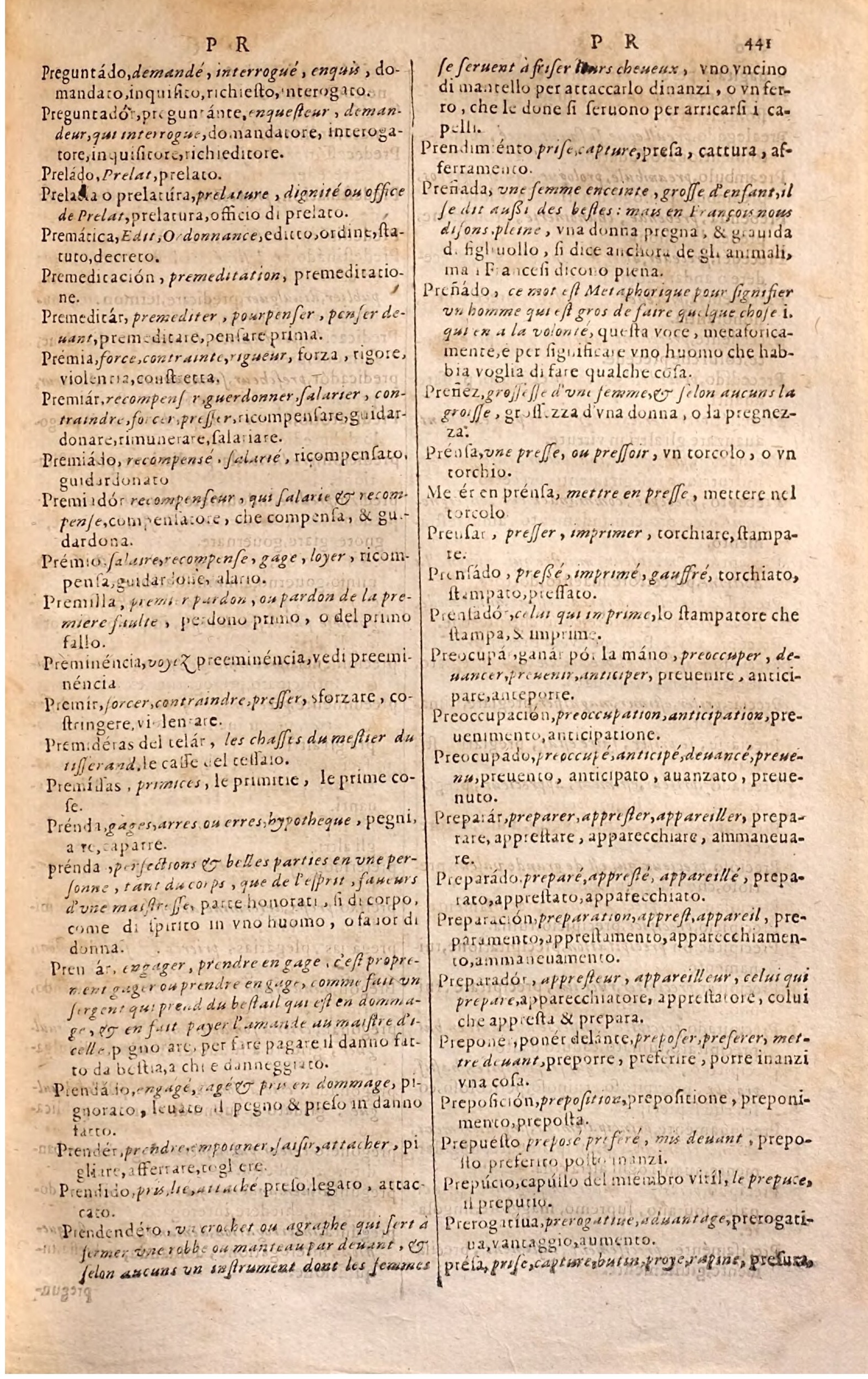 1627 - Jacques Crespin - Trésor des trois langues - Regensburg