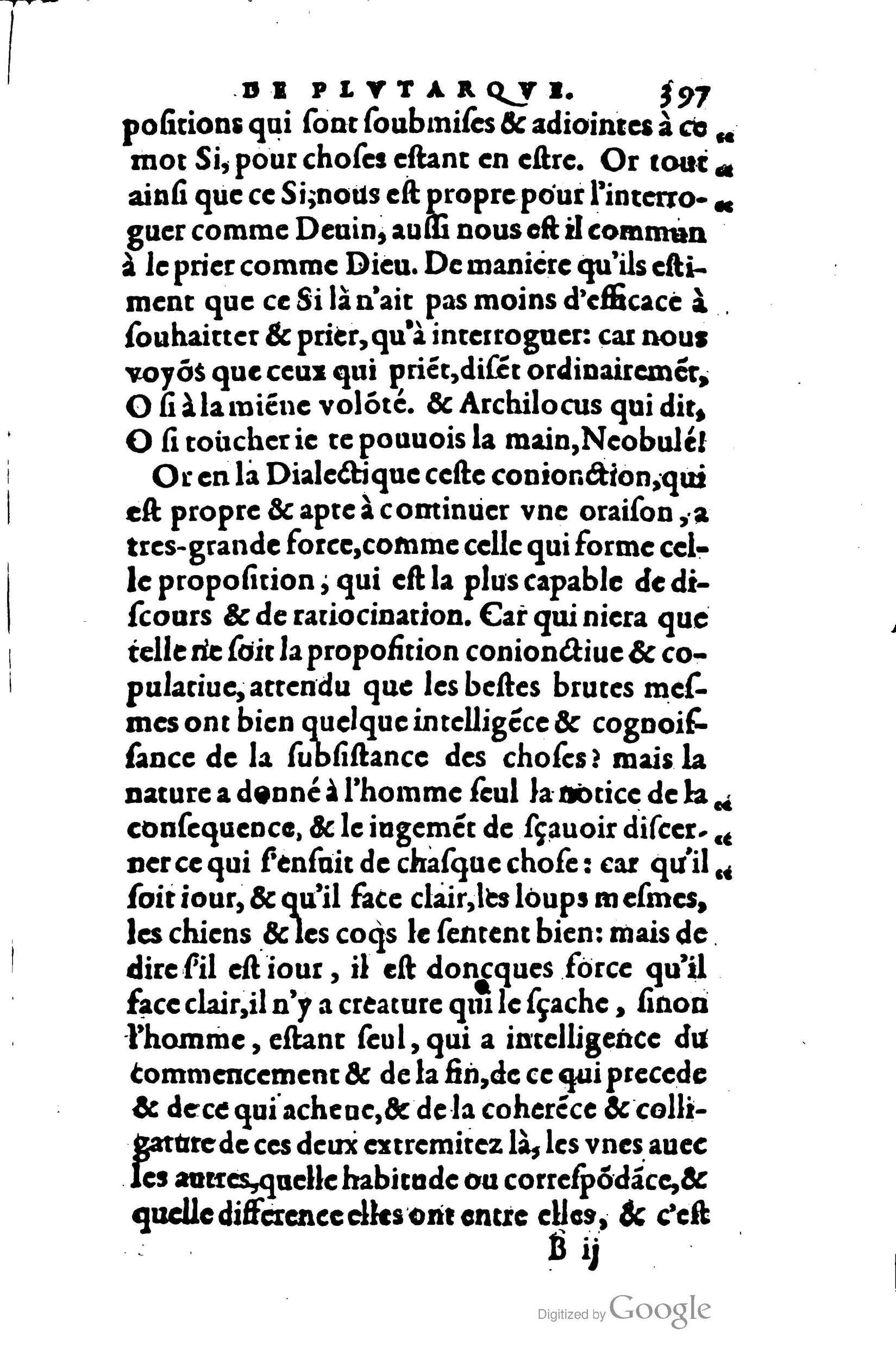 1578 - Jean Poupy - Trésor des morales de Plutarque - BSB Munich