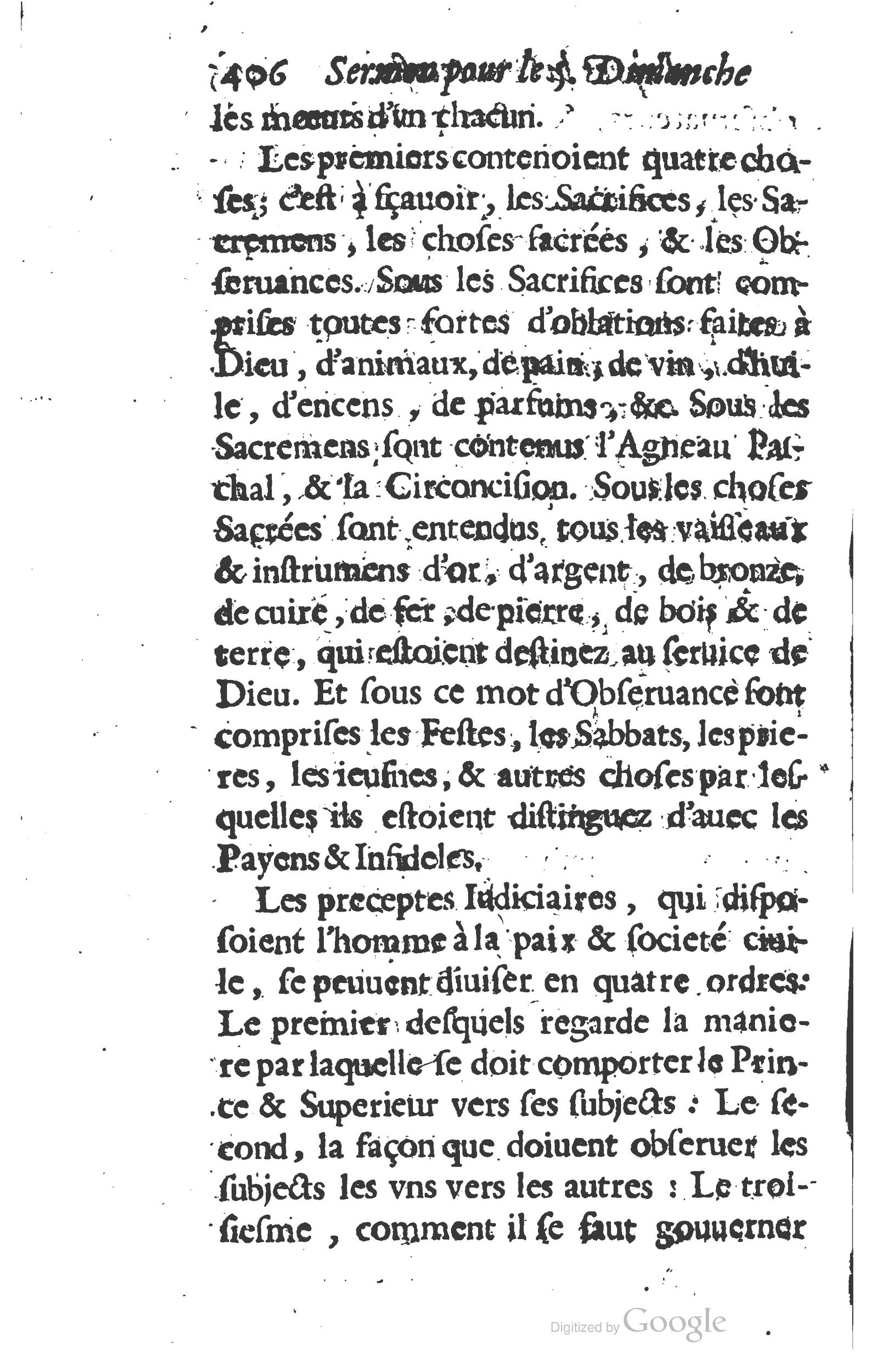 1629 - Manassés de Préaulx - Sermons ou Trésors de la piété chrétienne - BM Lyon