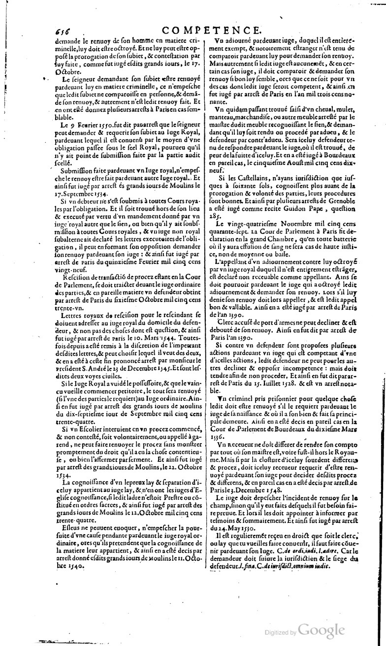 1629 - Veuve Nicolas Buon - Trésor du droit français (29620 T. 1) - BM Lyon