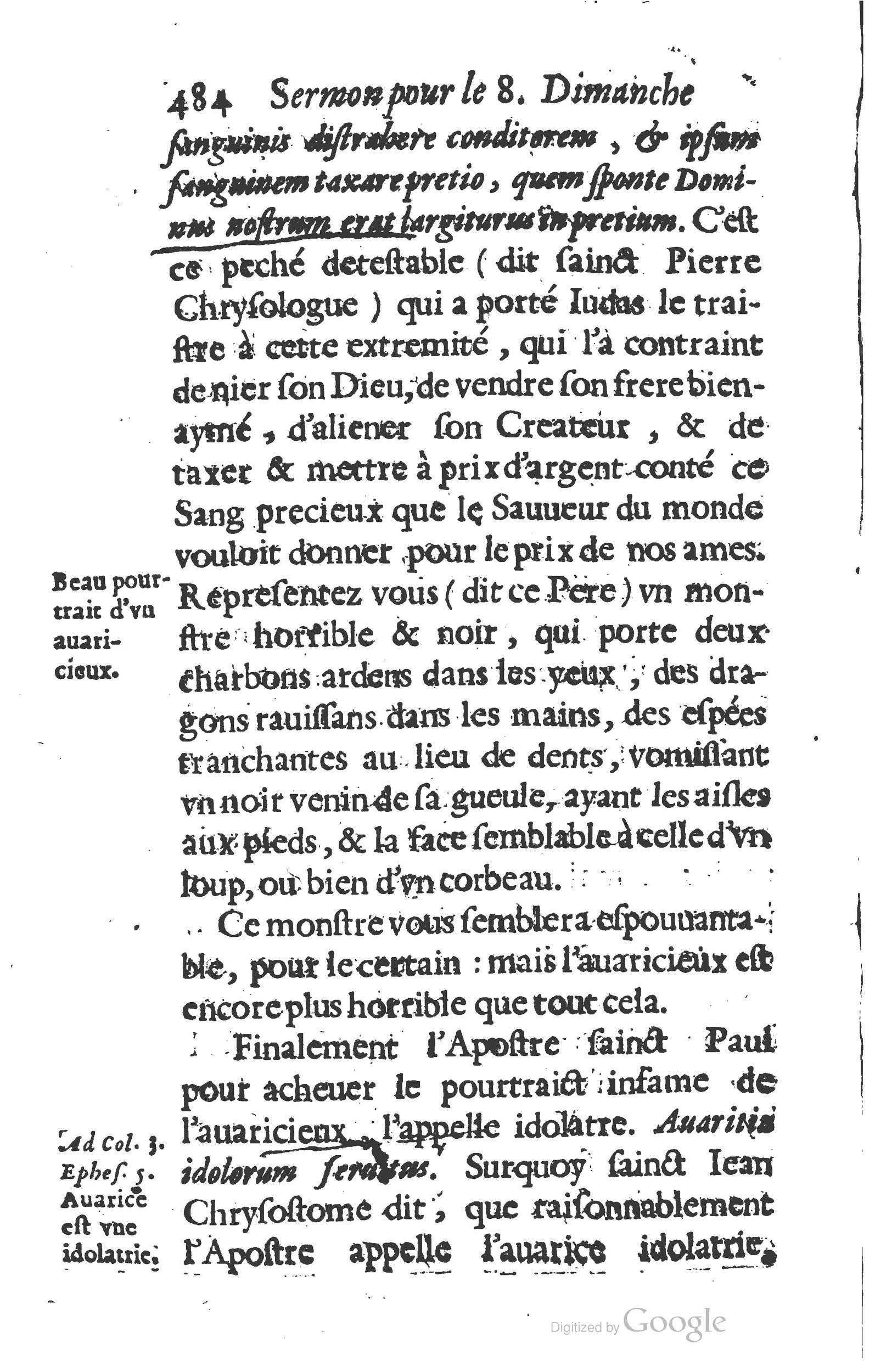 1629 - Manassés de Préaulx - Sermons ou Trésors de la piété chrétienne - BM Lyon